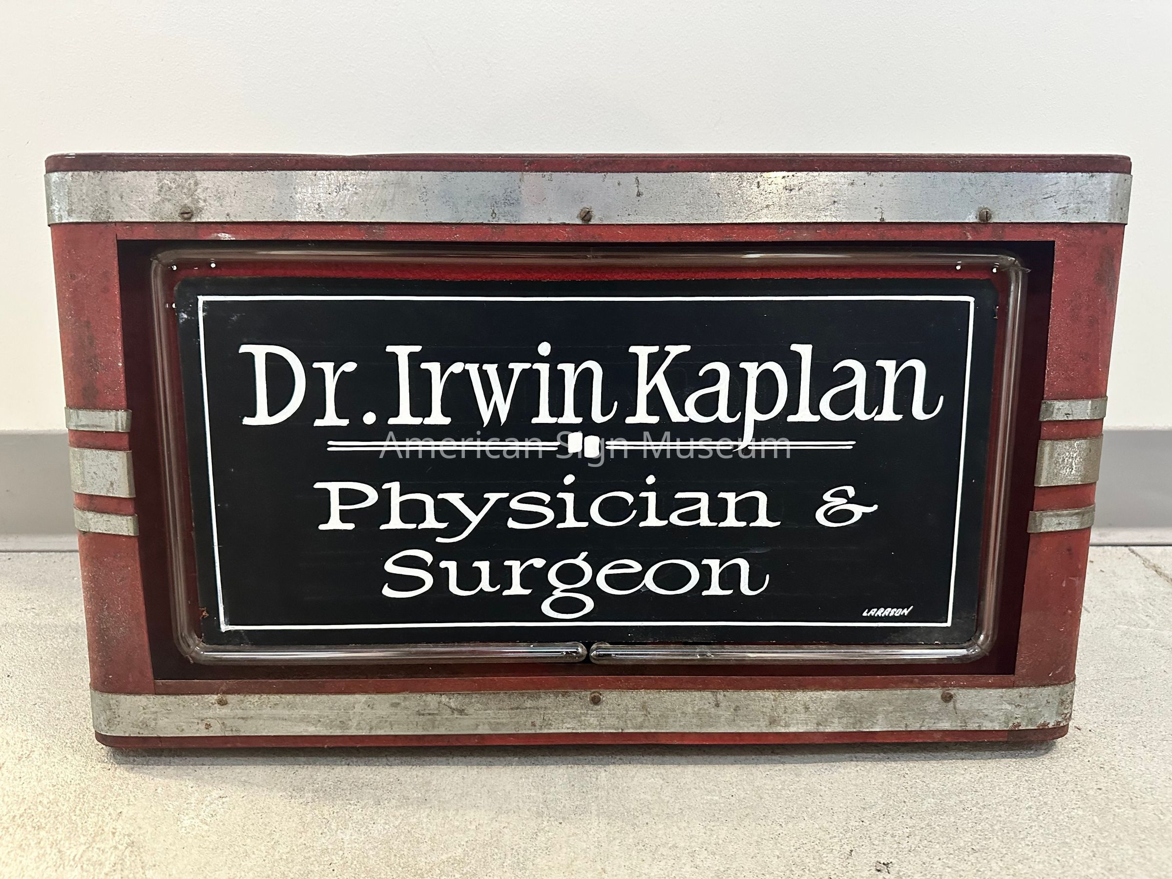 Dr. Irwin Kaplan Point-of-Purchase Sign picture number 1
