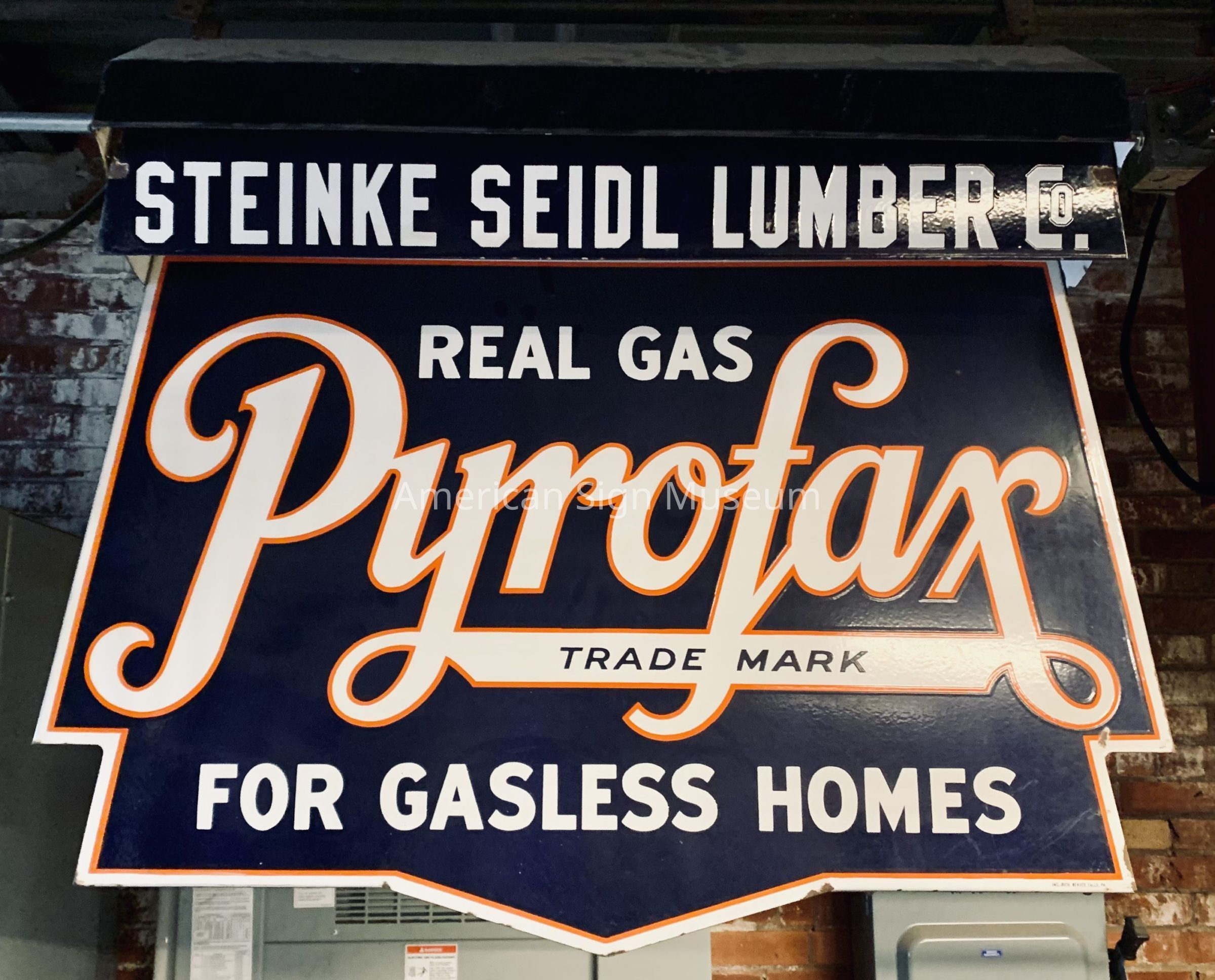 Pyrofax Porcelain Enamel Sign picture number 1