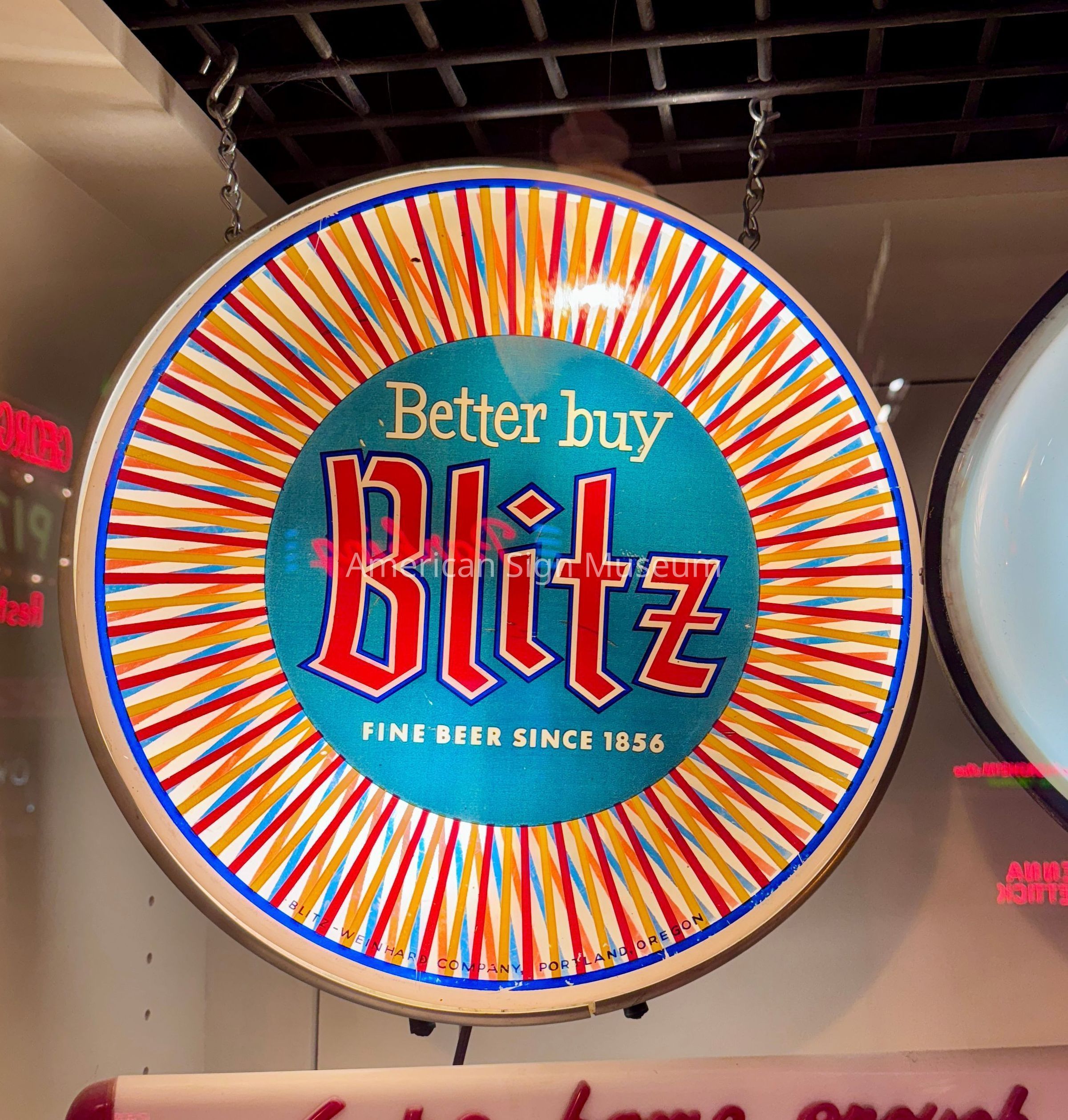 Blitz Beer Plastic Spinner Sign picture number 1