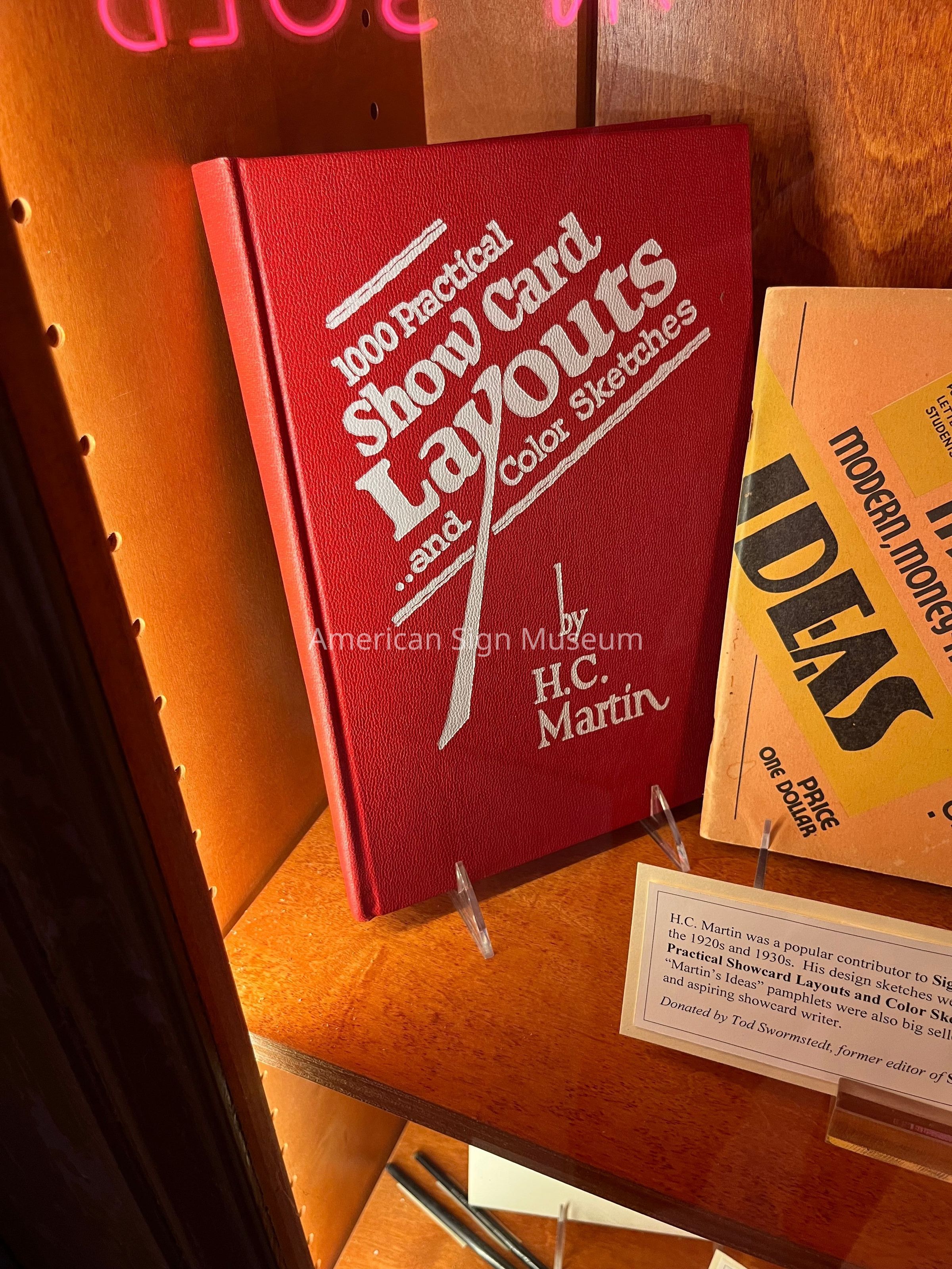 1000 Practical Show Card Layouts...and Color Sketches by H.C. Martin picture number 1