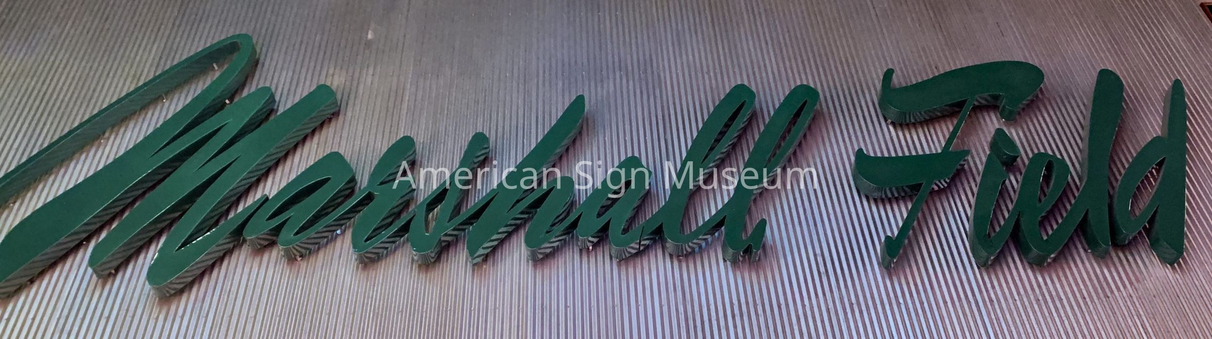 Marshall Field & Company Porcelain Enamel Channel Letters picture number 1