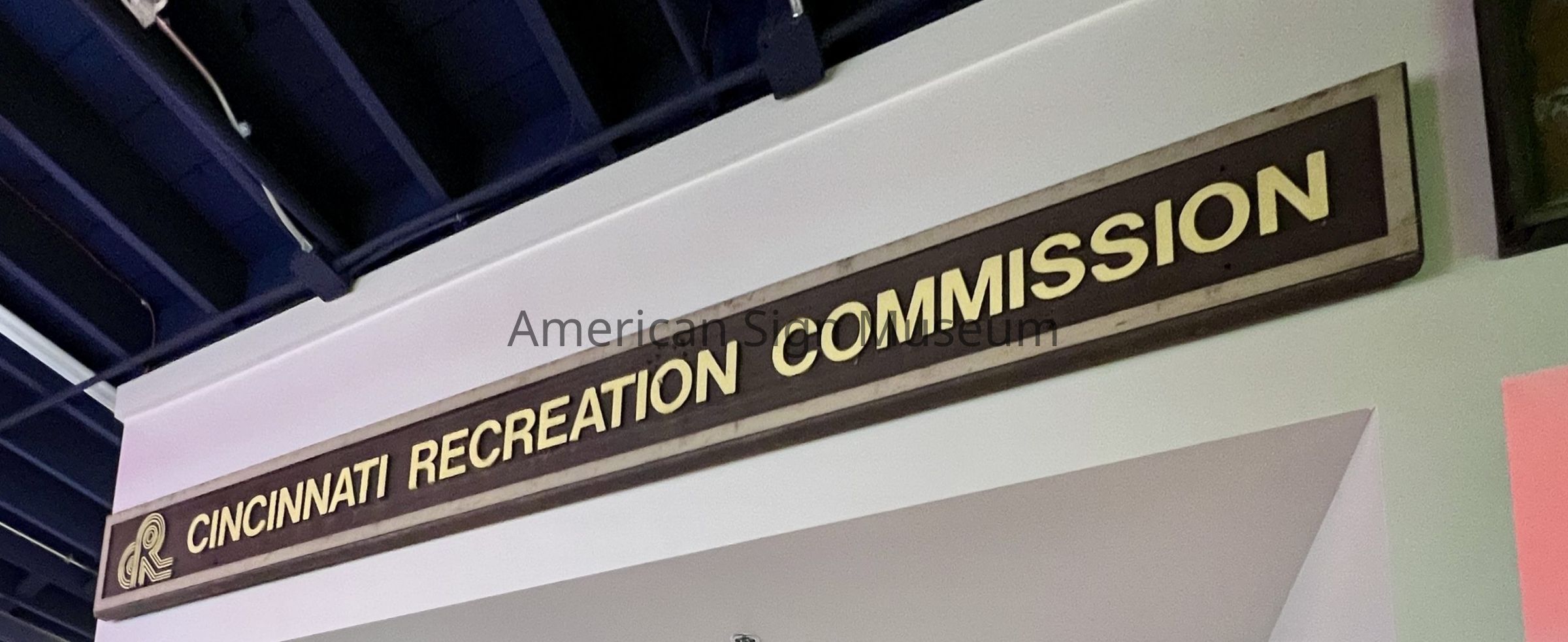 Cincinnati Recreation Commission Wooden Sign picture number 1