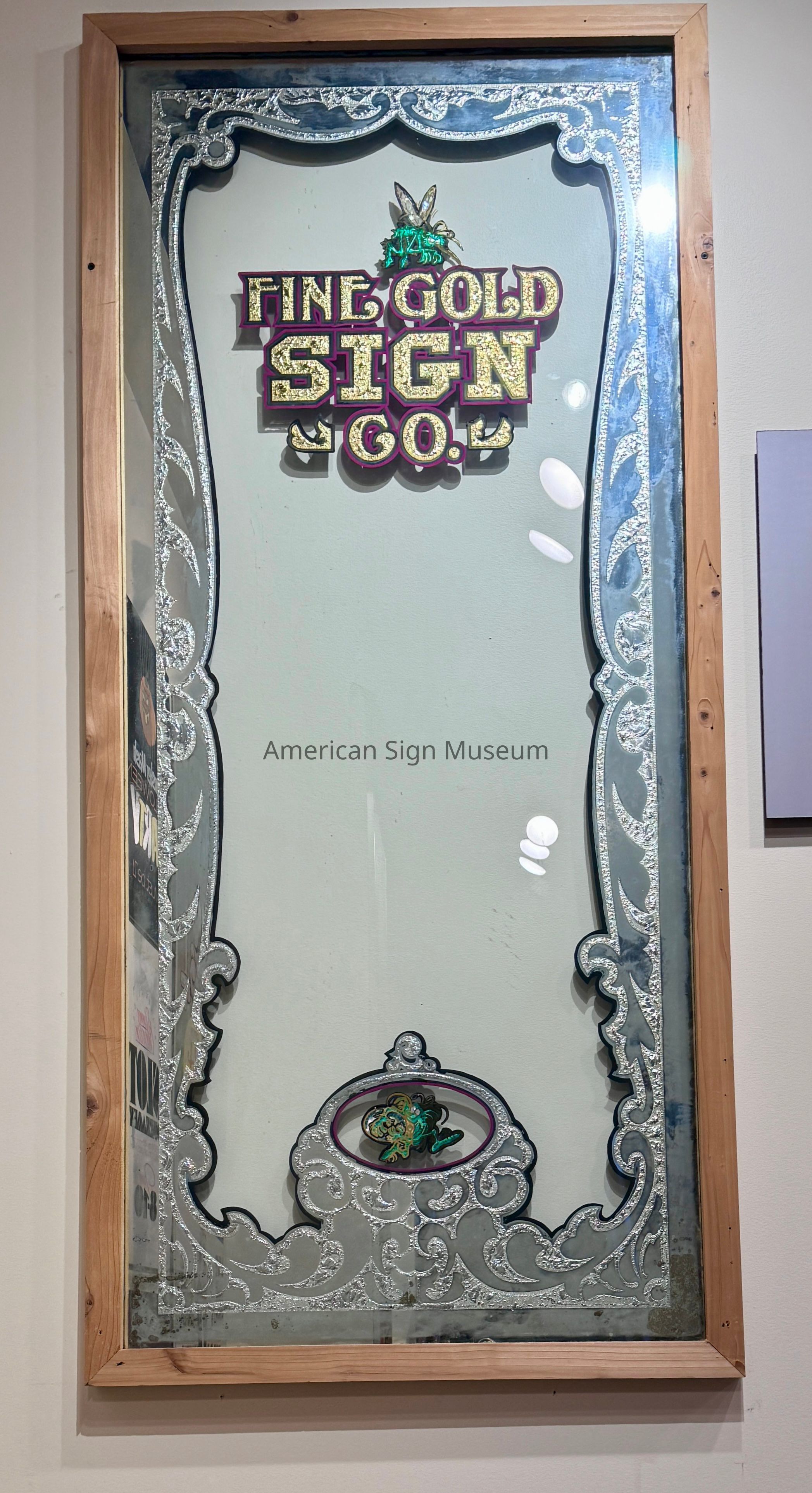 Fine Gold Sign Co. Gilded Glass Window Sign picture number 1