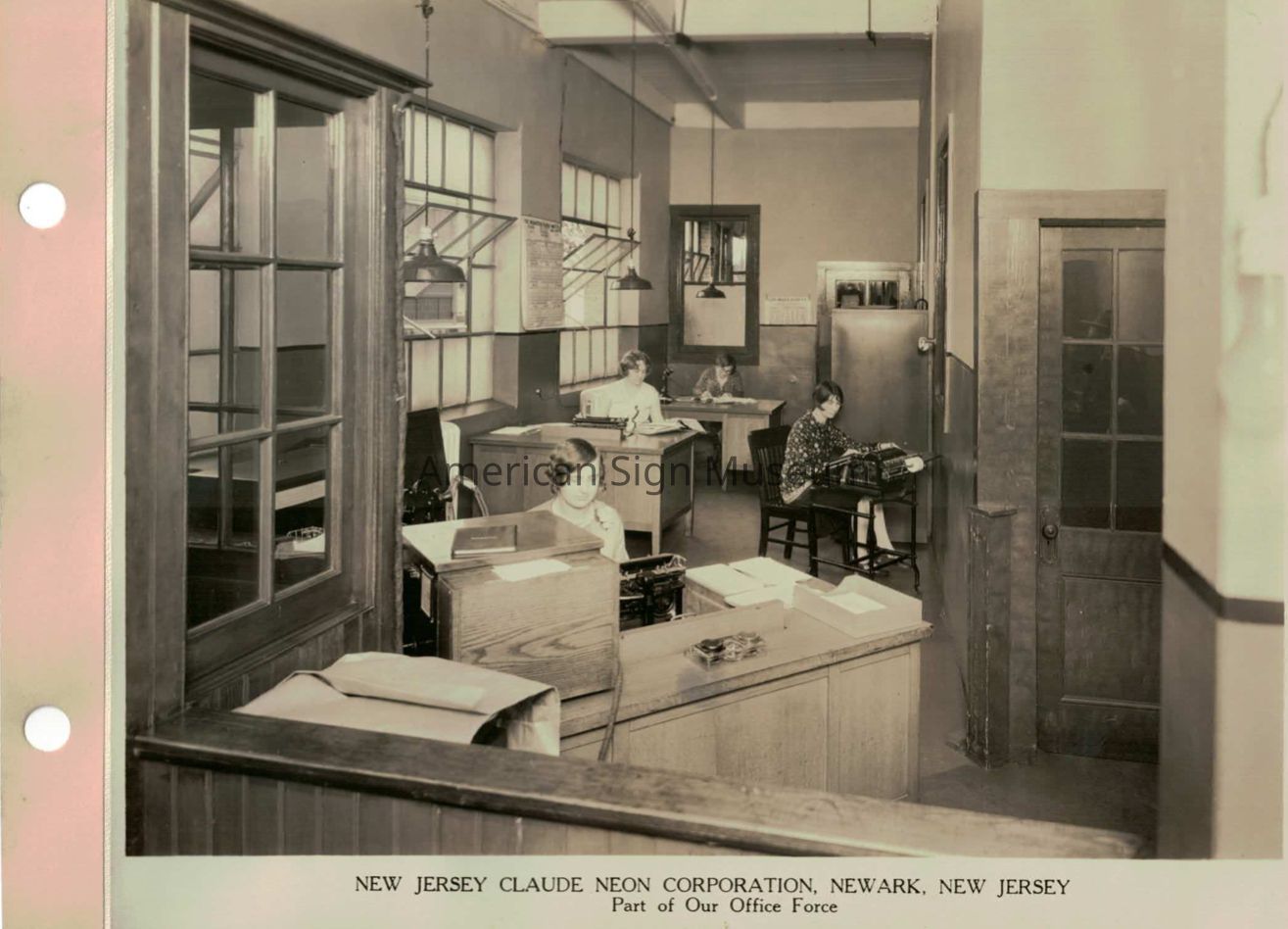 Claude Neon Corp. Newark NJ Office Photograph picture number 1