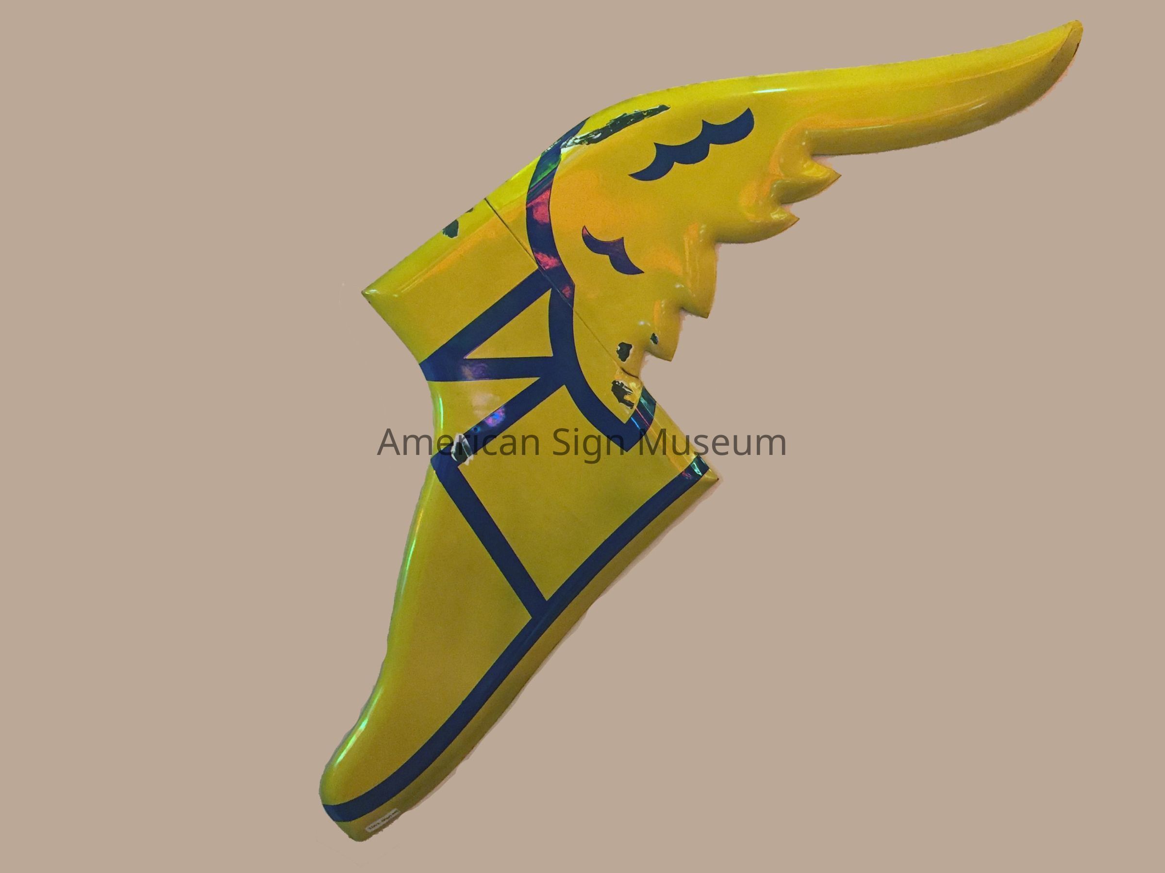 Goodyear Winged Shoe Porcelain Enamel Sign picture number 1