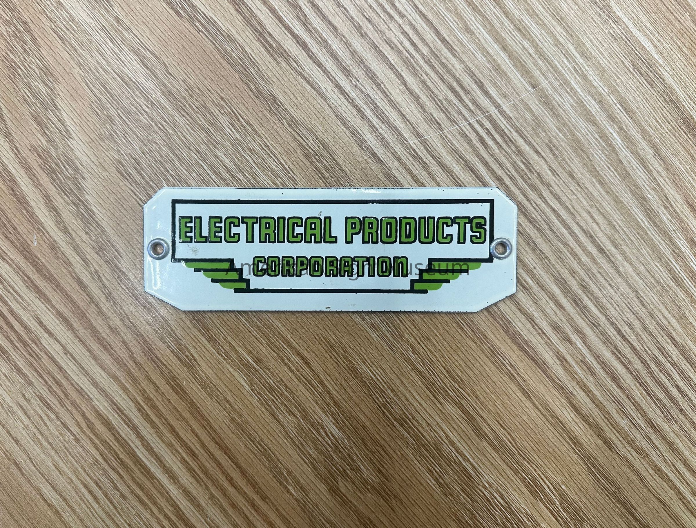 Electrical Products Corporation Tag picture number 1