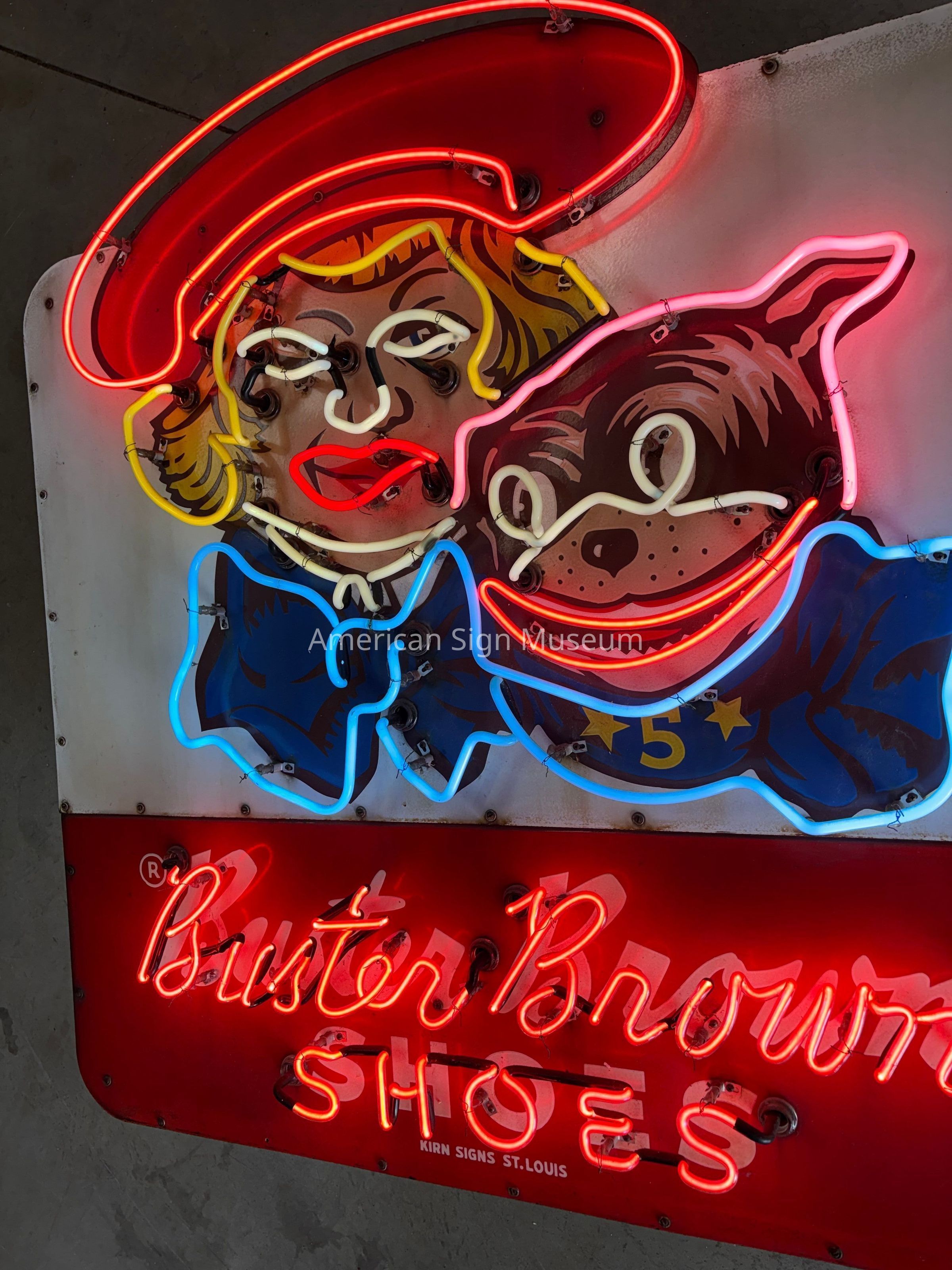 Buster Brown Shoes Neon Sign picture number 1