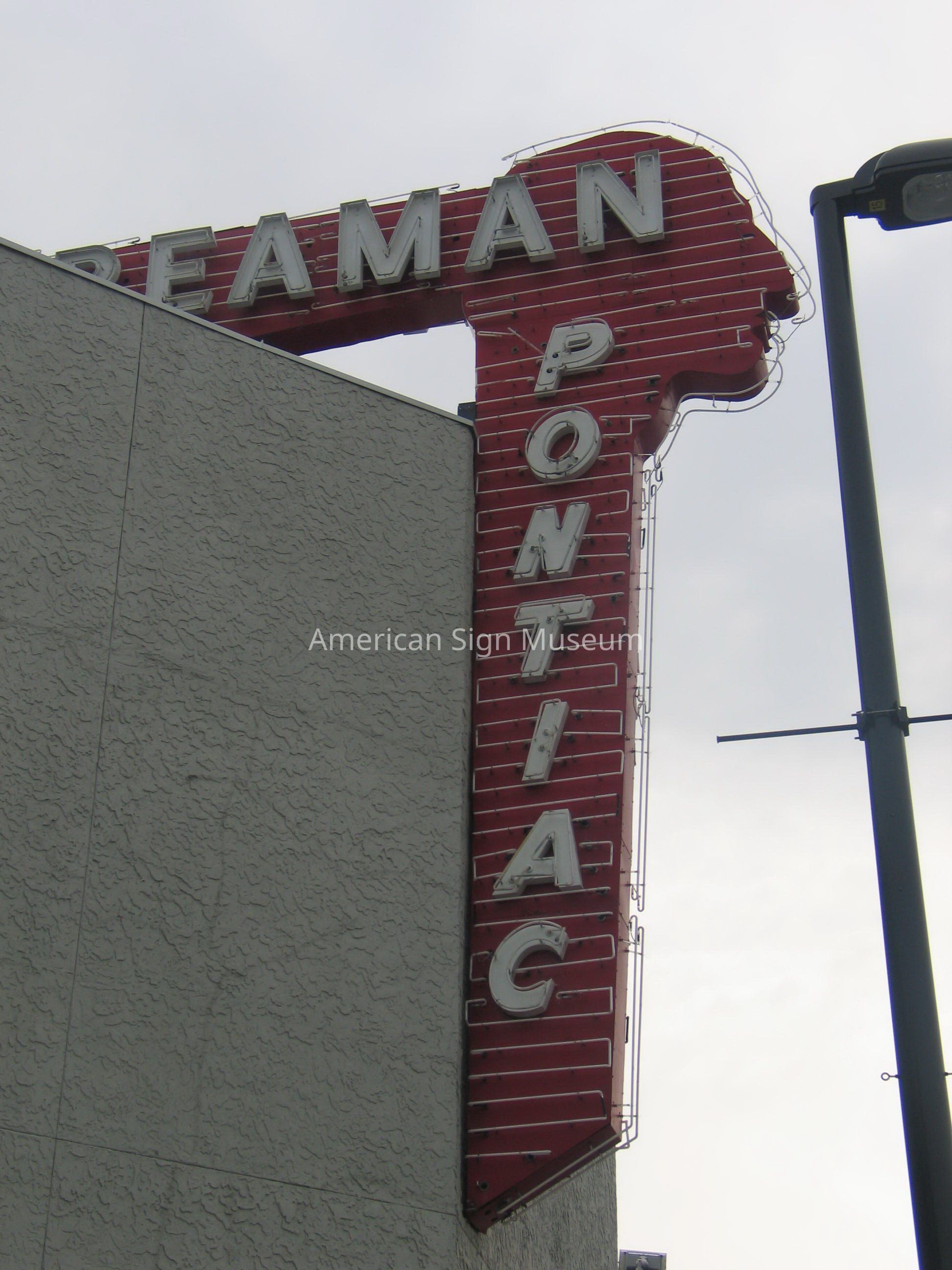 Beaman Pontiac Neon Sign picture number 1