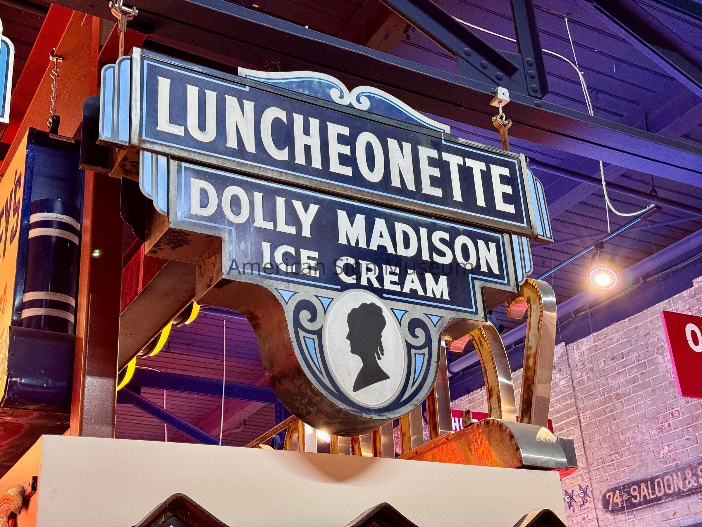Dolly Madison Ice Cream Tin Sign picture number 1