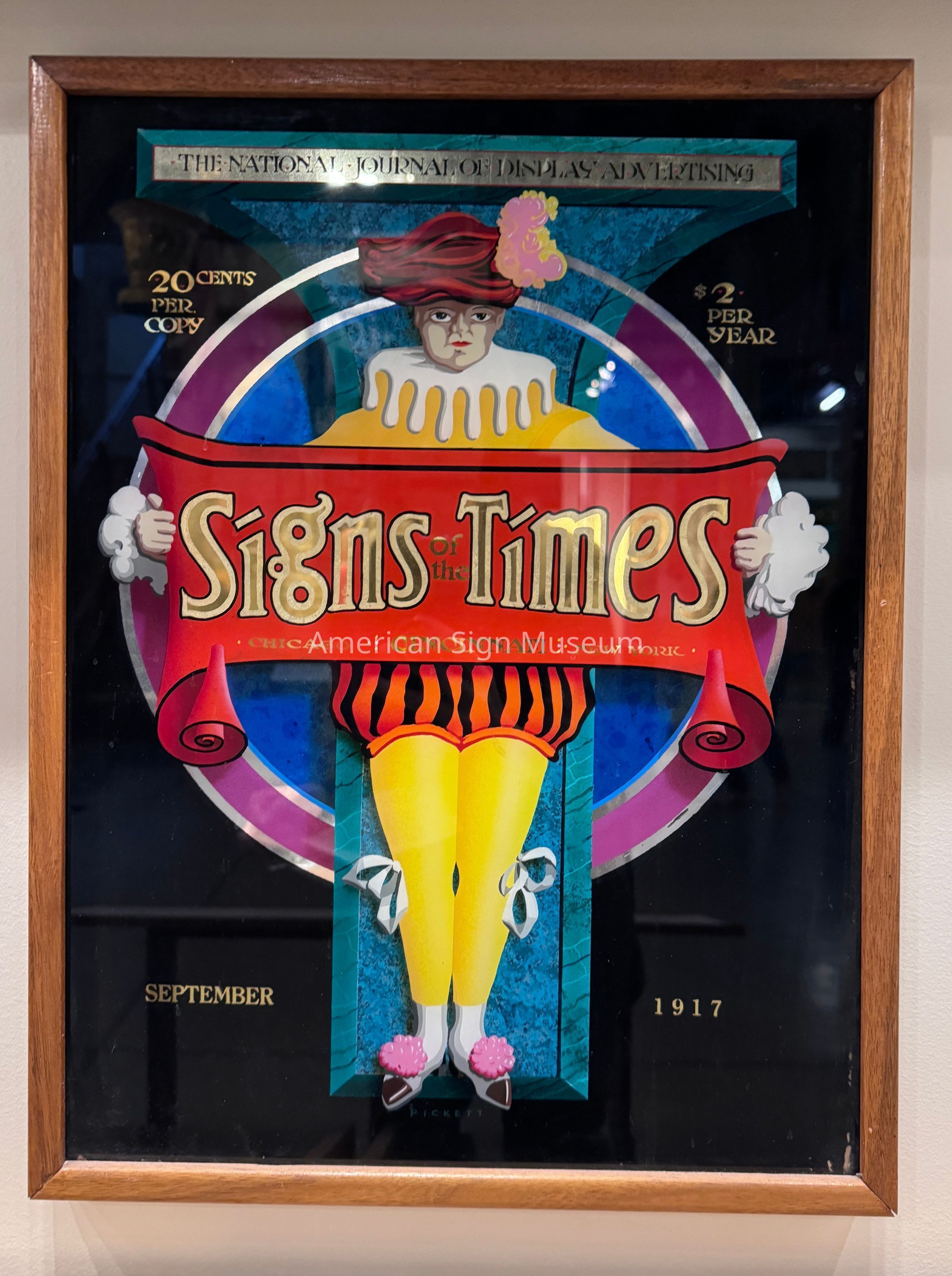 Signs of the Times Glass Colorized Art Reproduction picture number 1