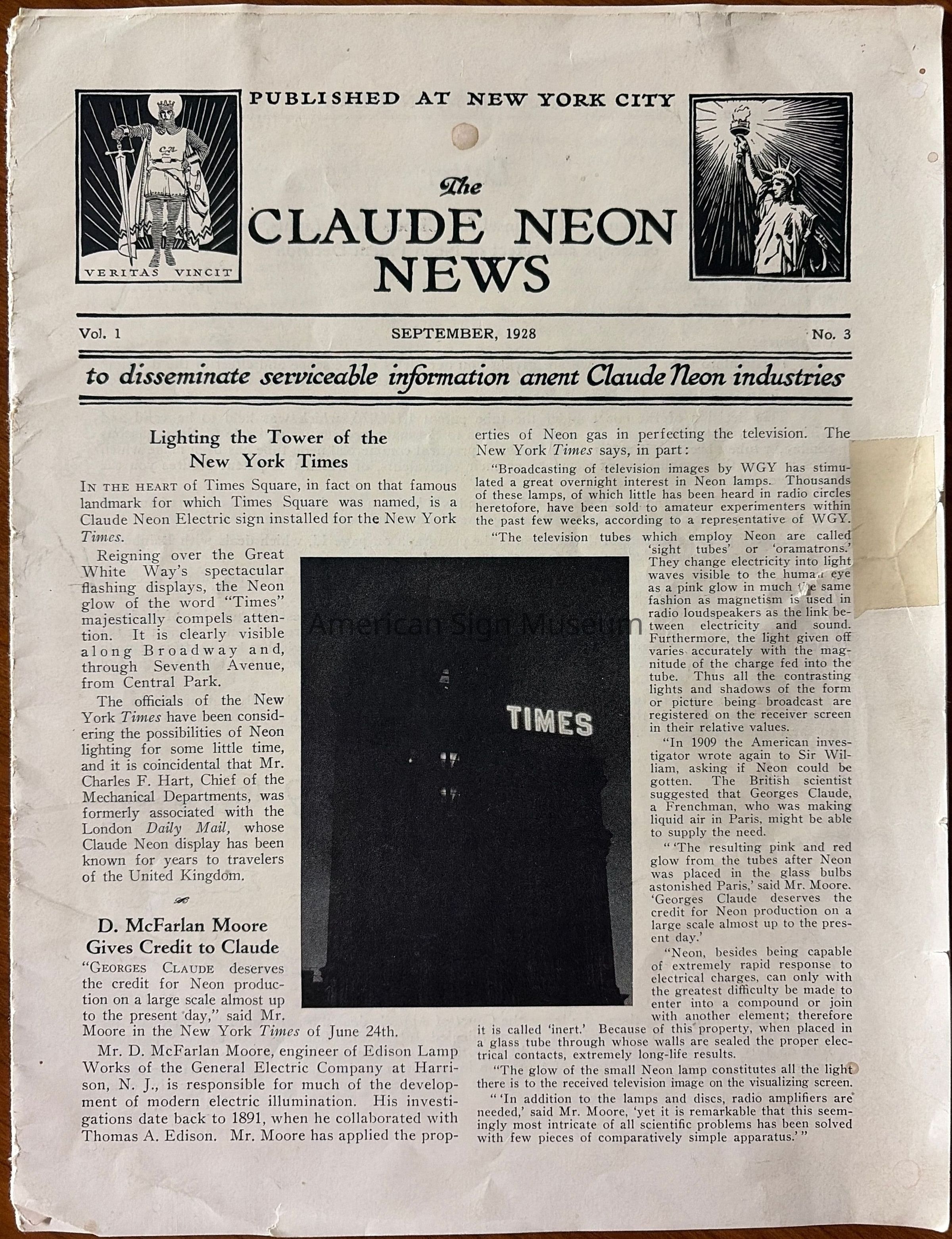 The Claude Neon News Newsletter picture number 1