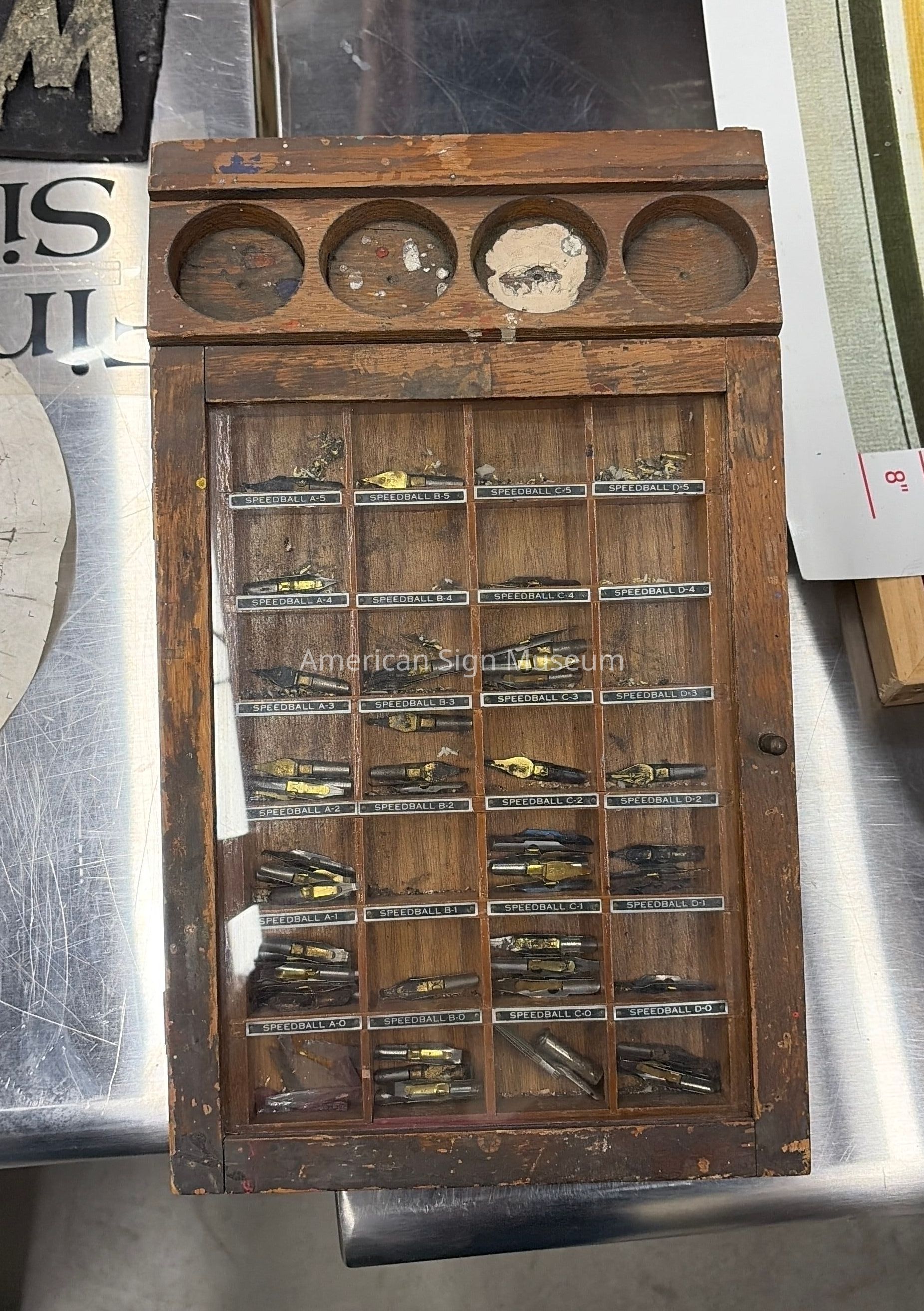 Speedball Store Display of Pen Tips & Ink picture number 1