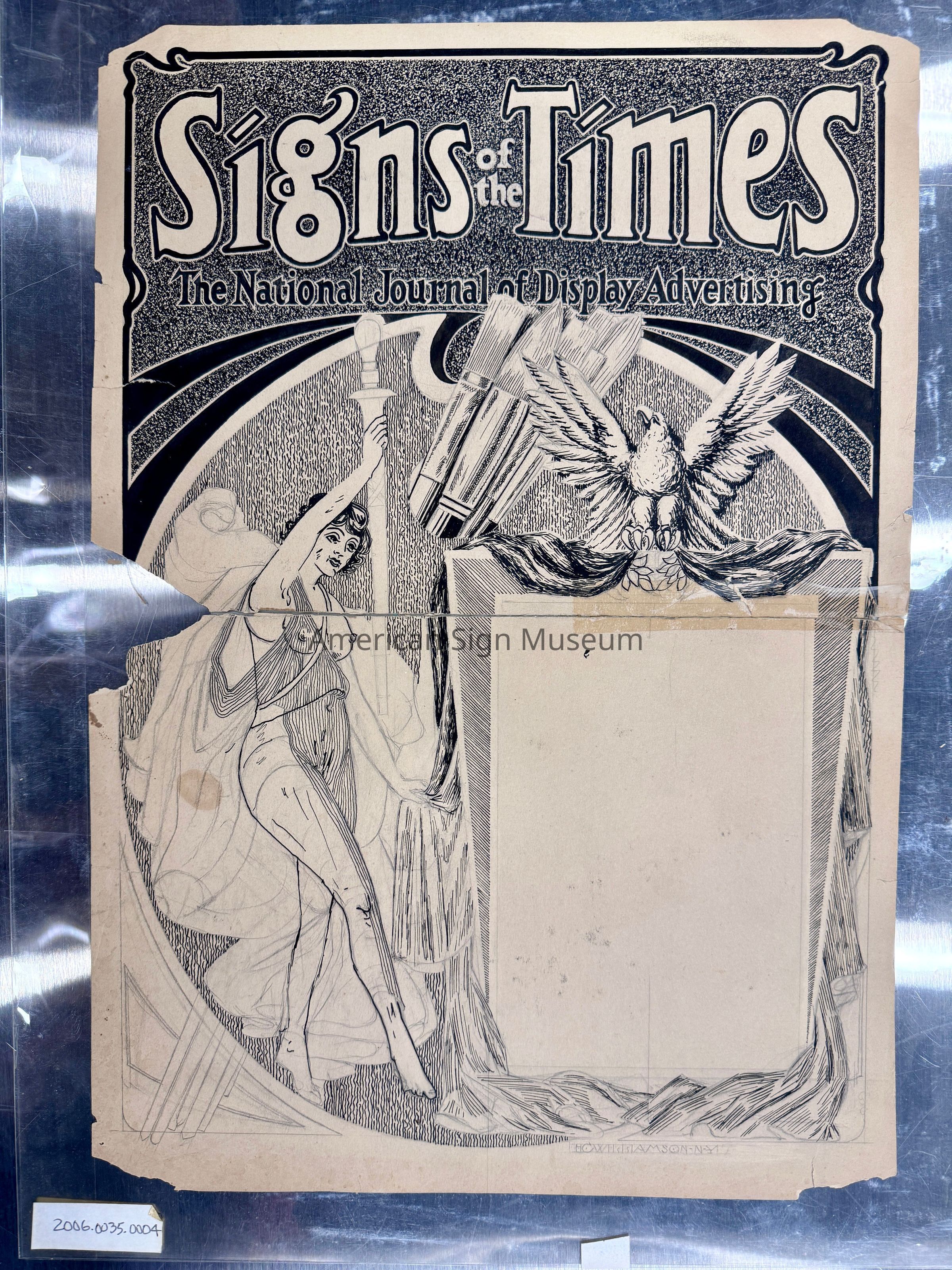 Signs of the Times - 1915 Magazine Cover Illustration picture number 1