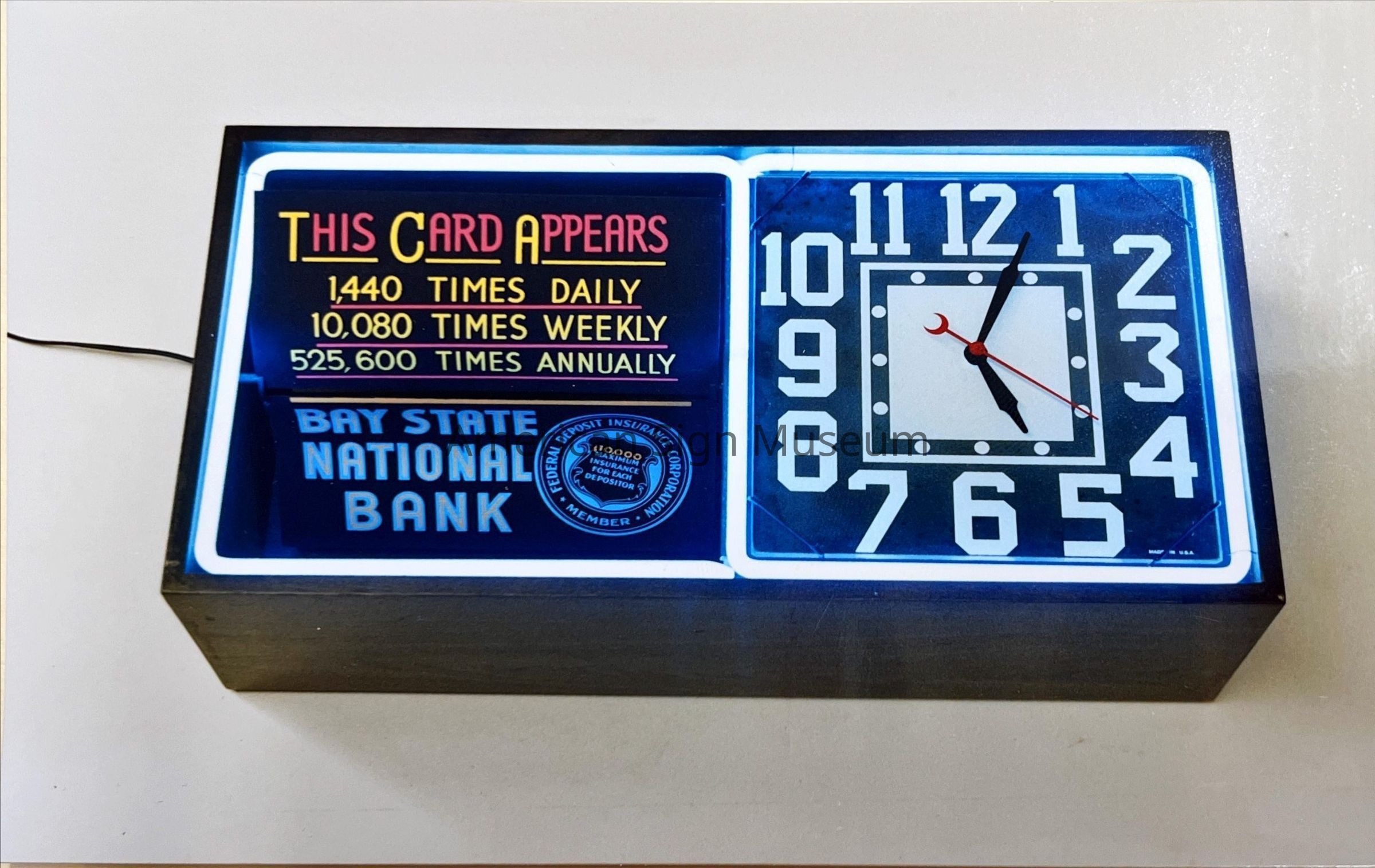 Flip-Ad Neon Clock picture number 1