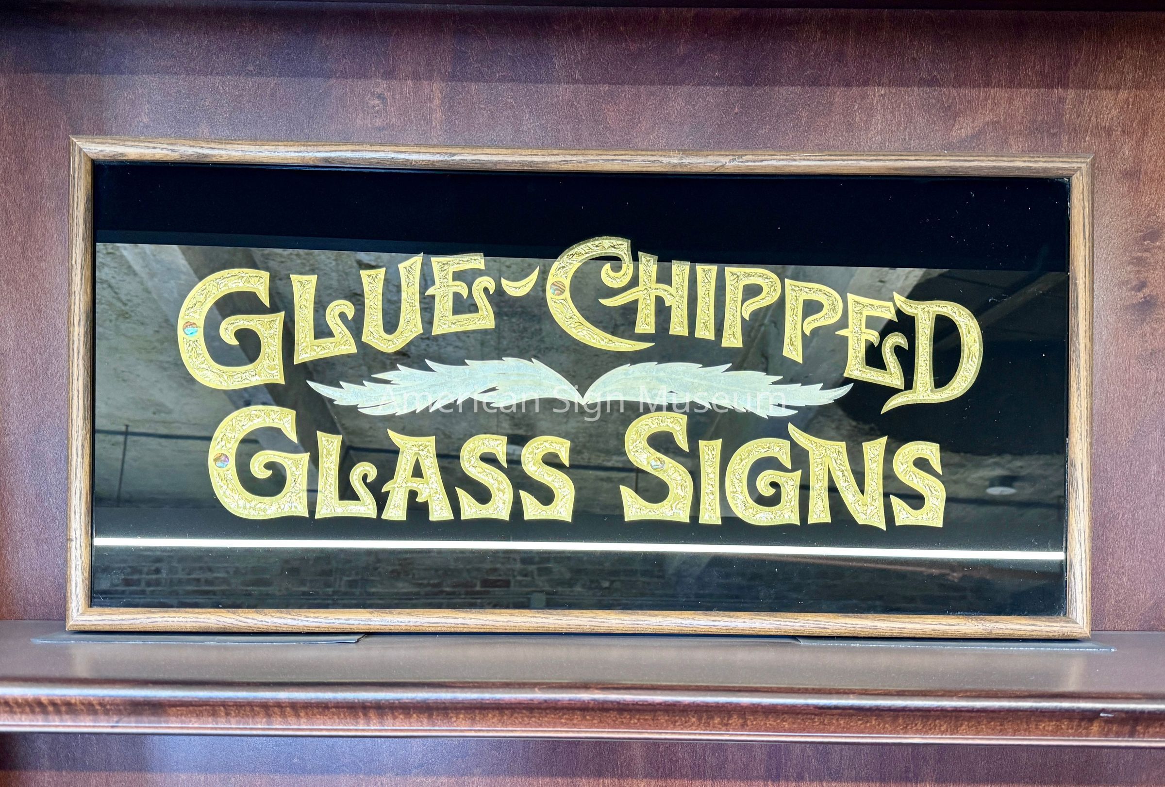 Glue Chipped Glass Signs Sign picture number 1