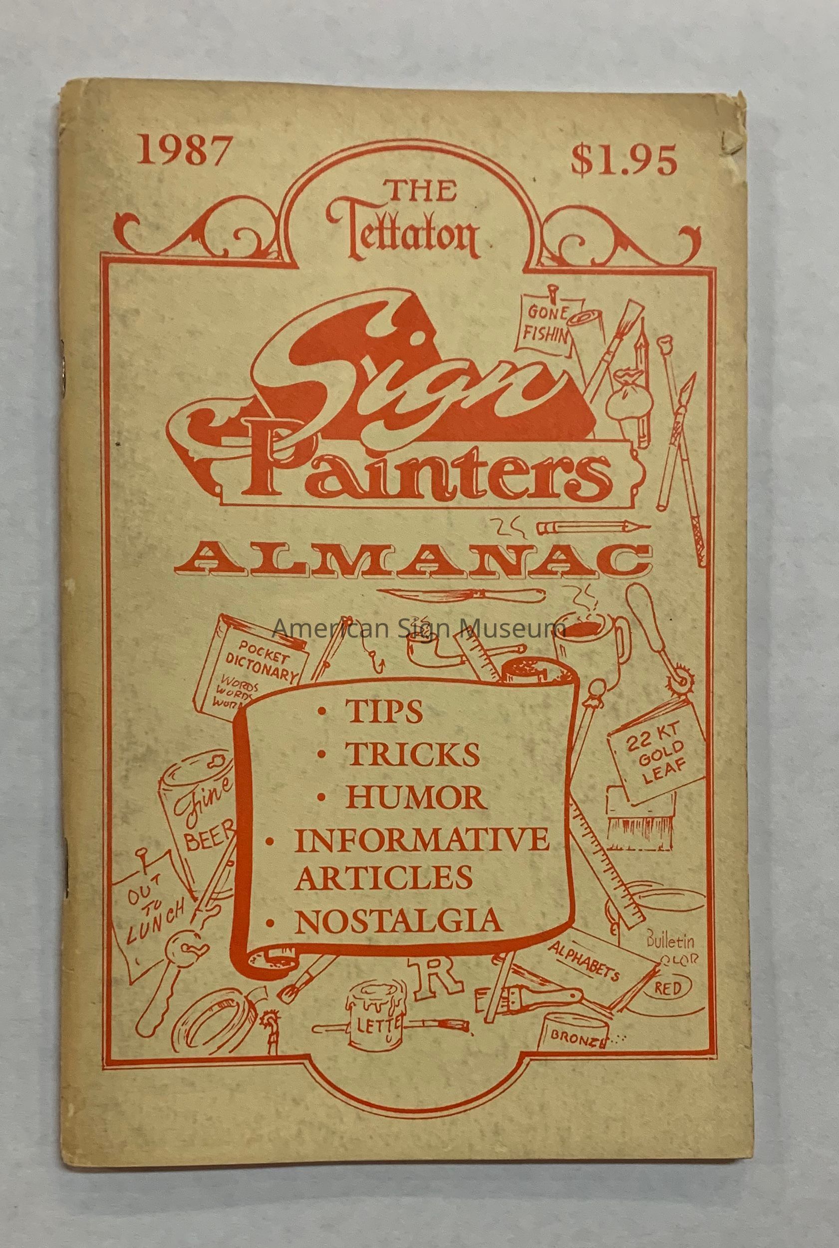The Tettaton Sign Painters Almanac 1987 picture number 1