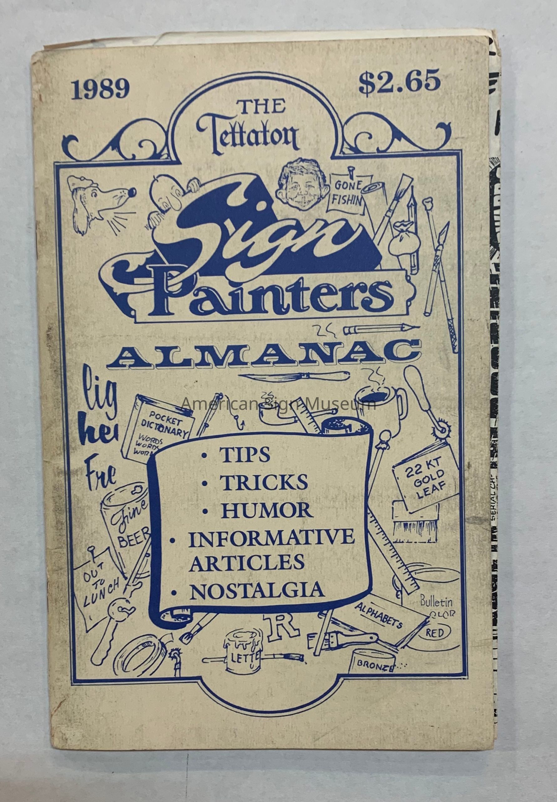 The Tettaton Sign Painters Almanac 1989 picture number 1