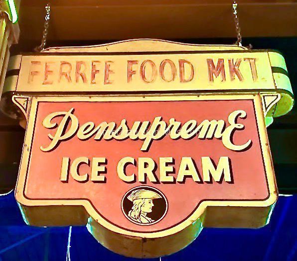 Pensupreme Ice Cream Metal Embossed Tin Sign picture number 1