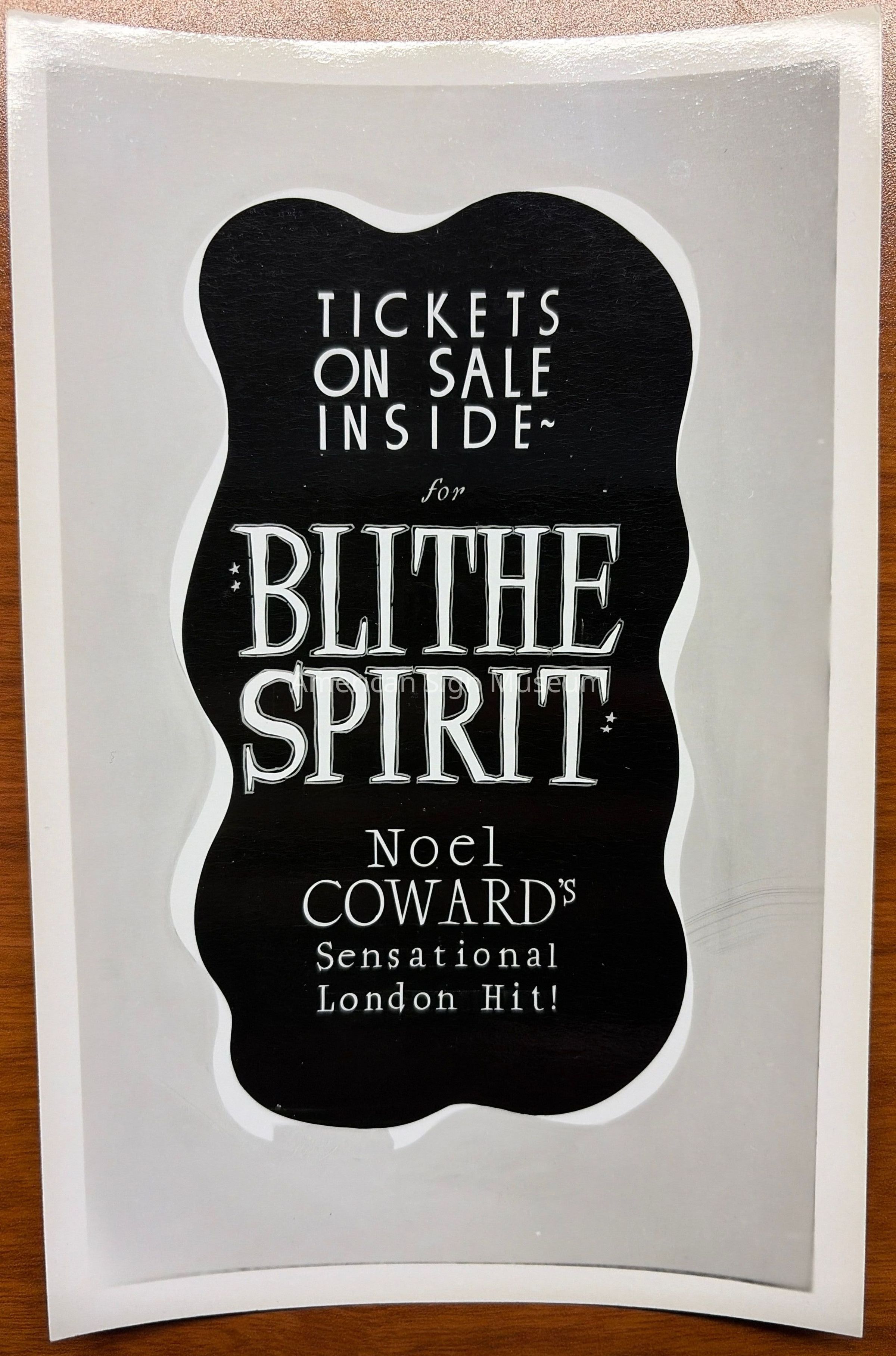 Blithe Spirit Show Card Photograph picture number 1