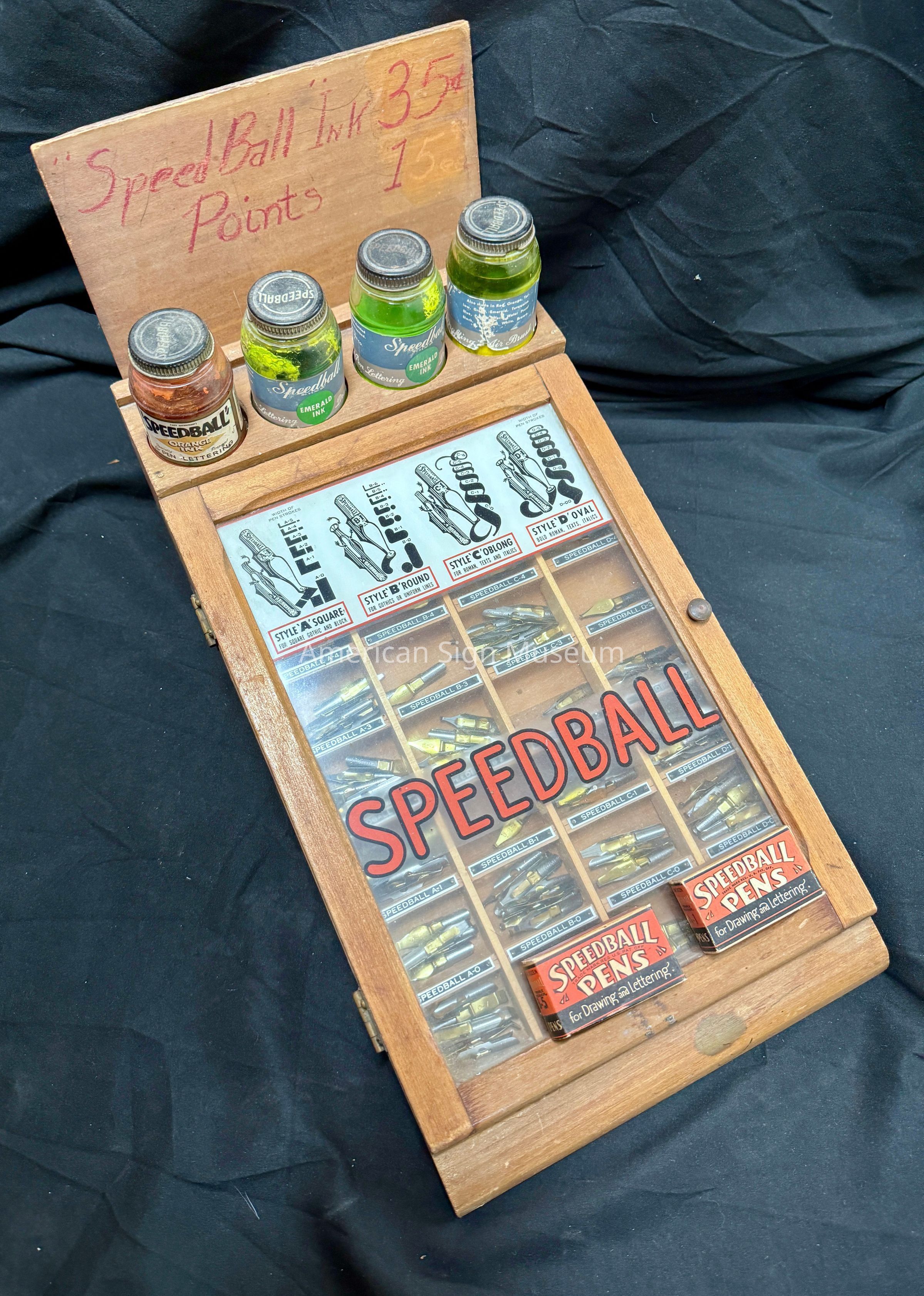 Speedball Store Display of Pen Tips & Ink picture number 1