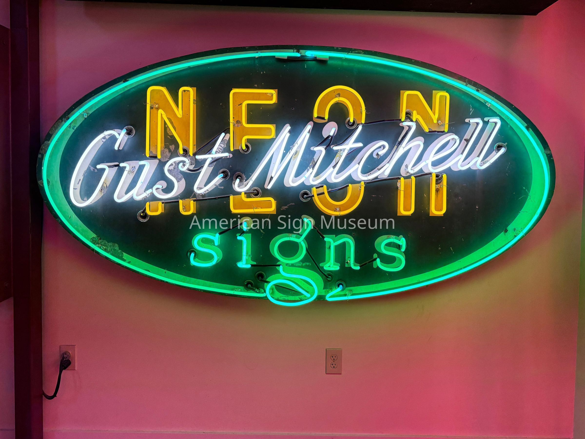 Gust Mitchell Neon Sign picture number 1