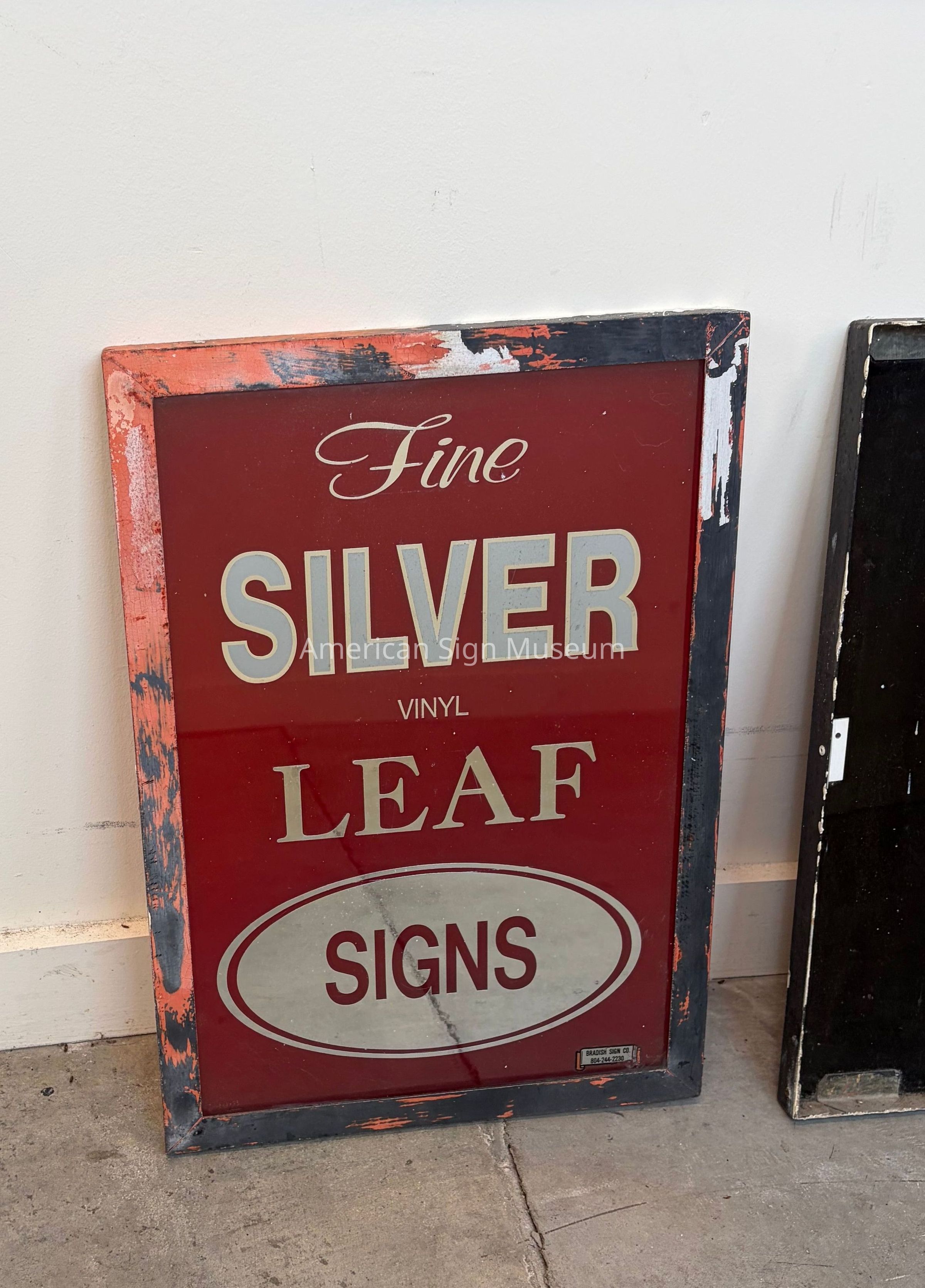 Fine Silver Vinyl Leaf Signs Vinyl Sign picture number 1