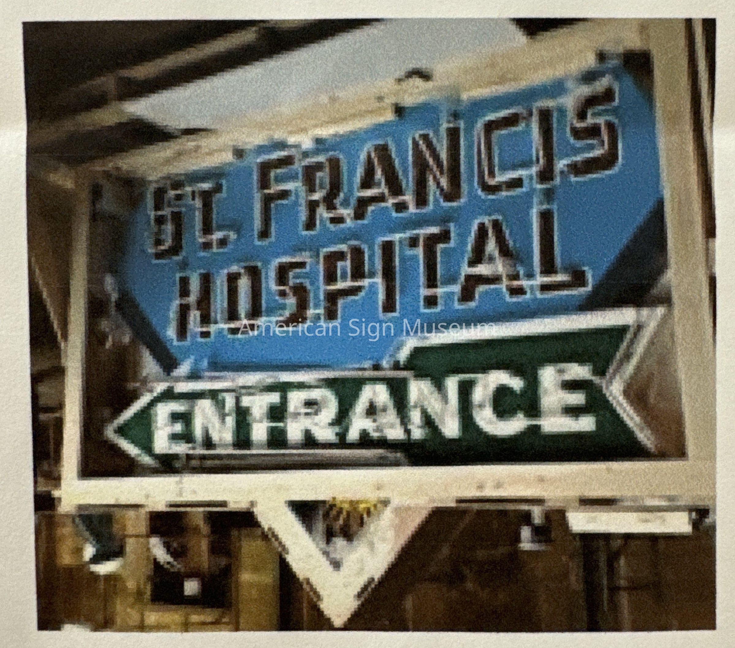 St. Francis Hospital Neon Sign picture number 1
