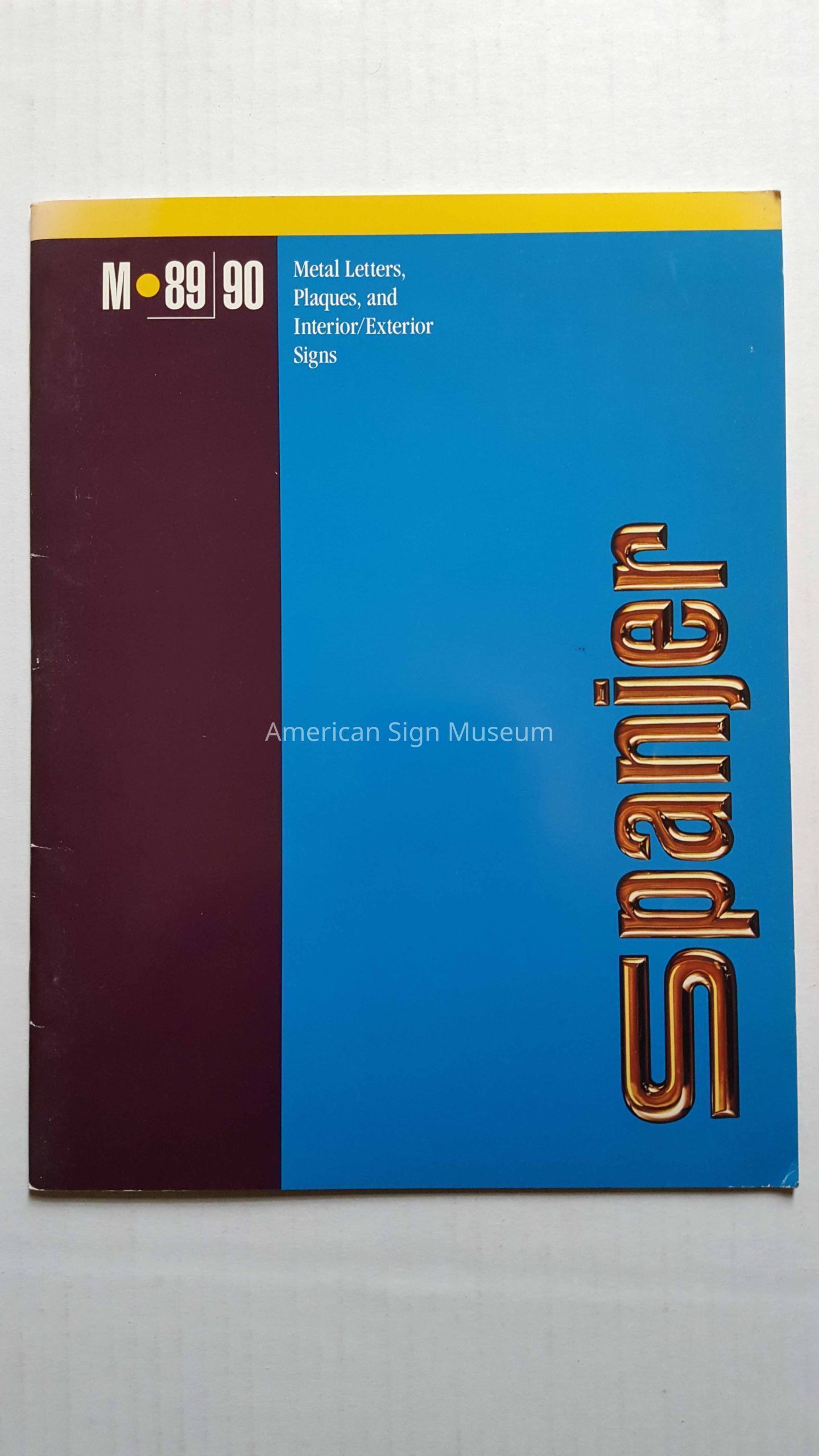 Spanger Metal Letters, Plaques & Signs Catalogue picture number 1