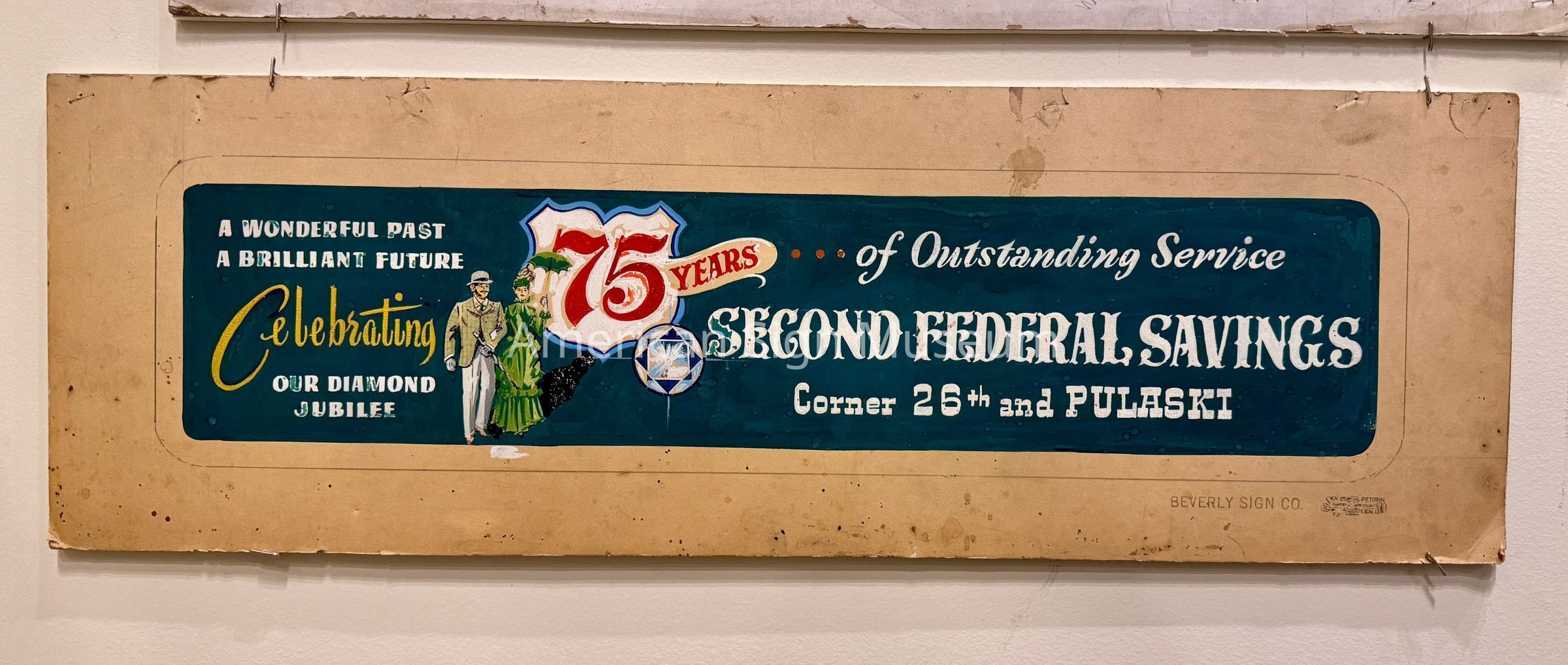 Beverly Sign Co. Sketch - Second Federal Savings picture number 1