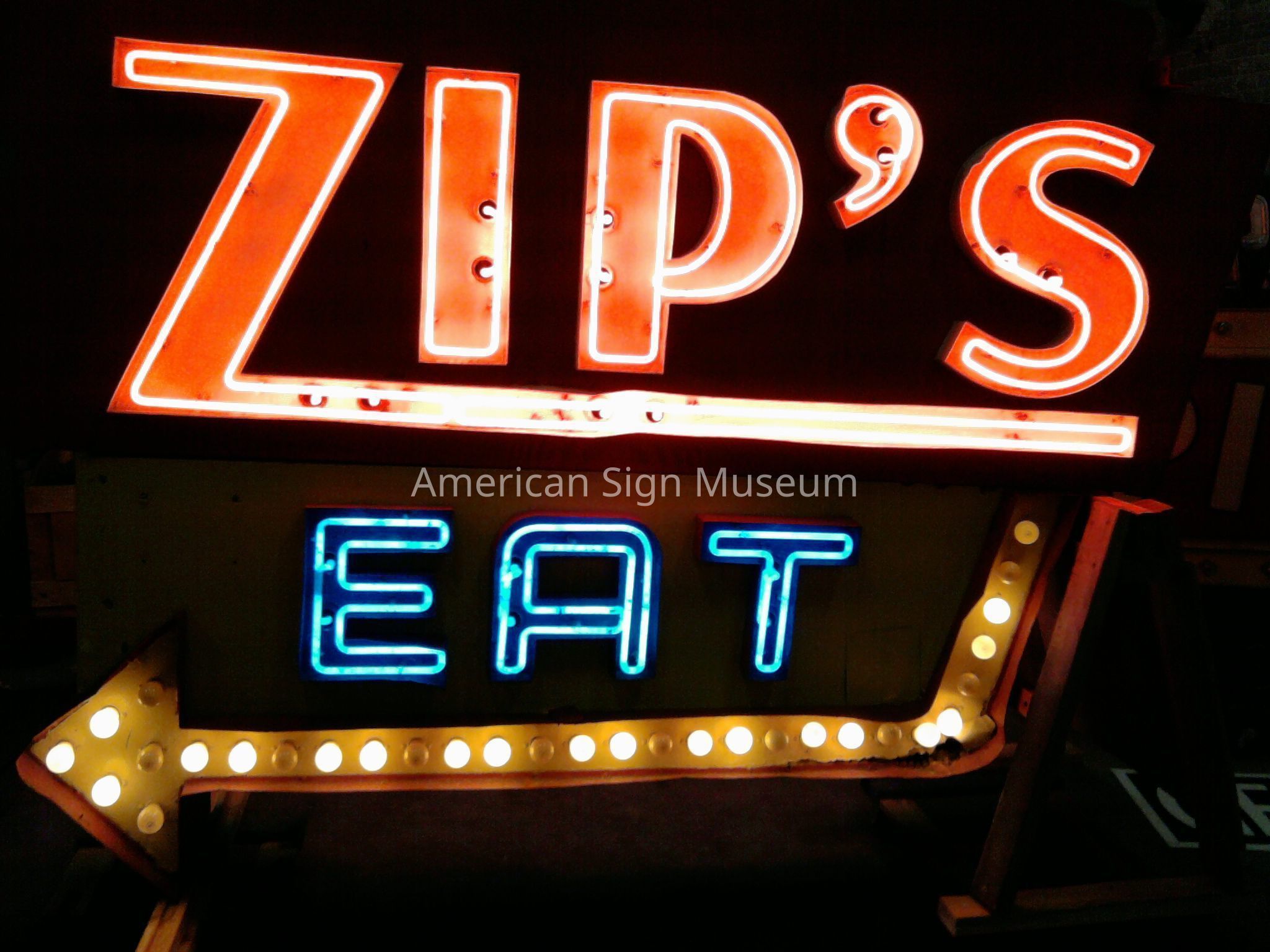 Zip's Diner Neon Sign picture number 1
