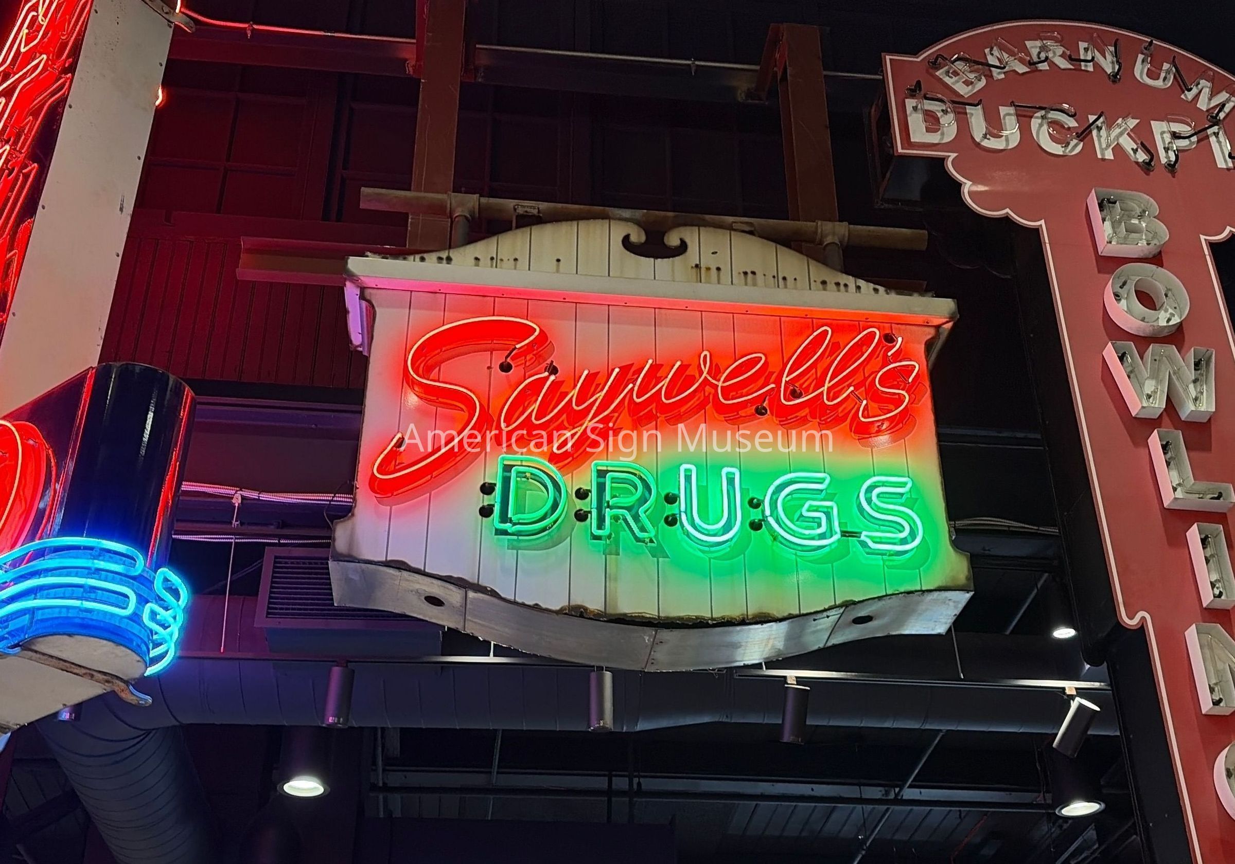 Saywell's Drugstore Neon Sign picture number 1