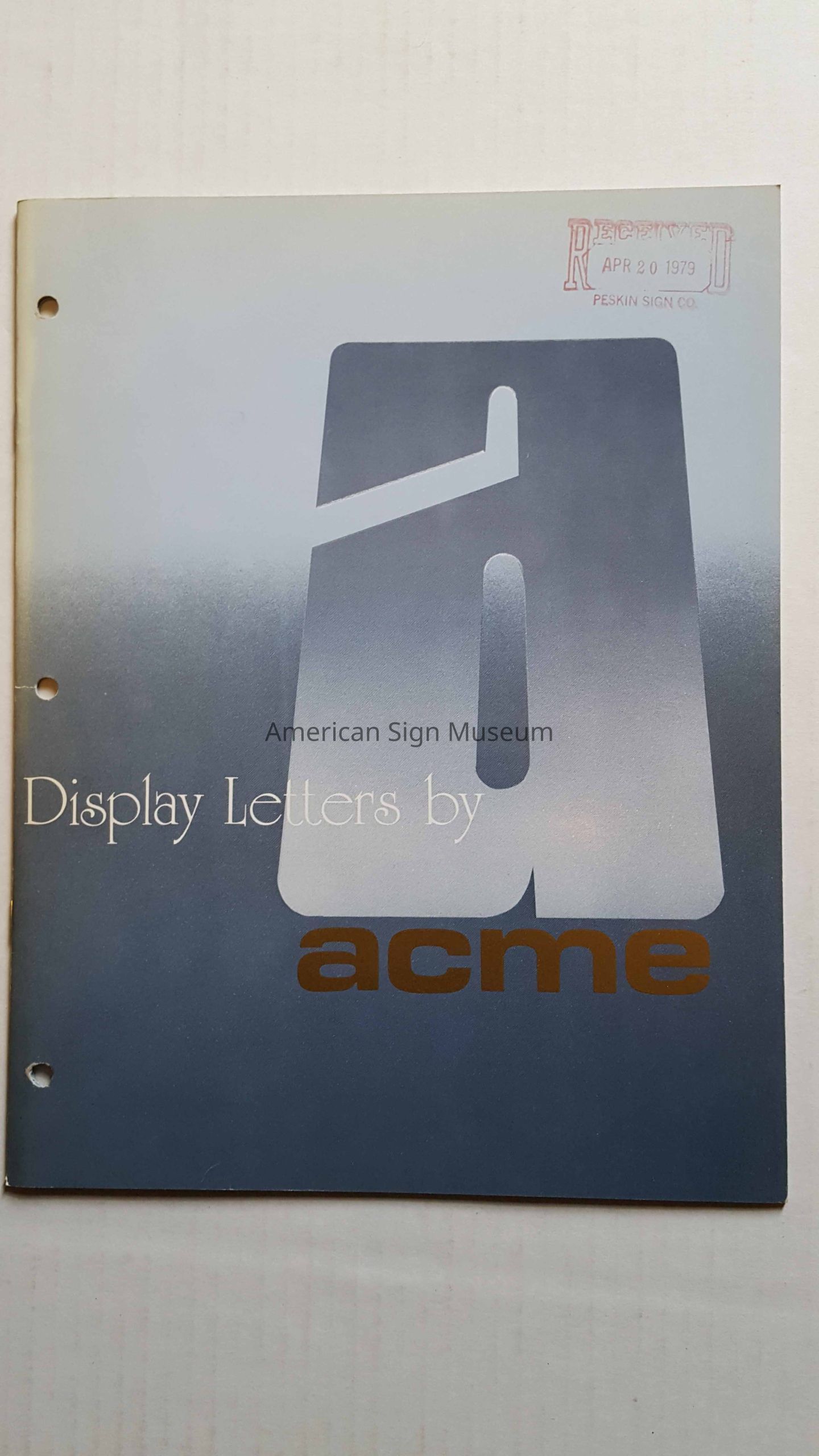 Acme Display Letters Catalogue picture number 1