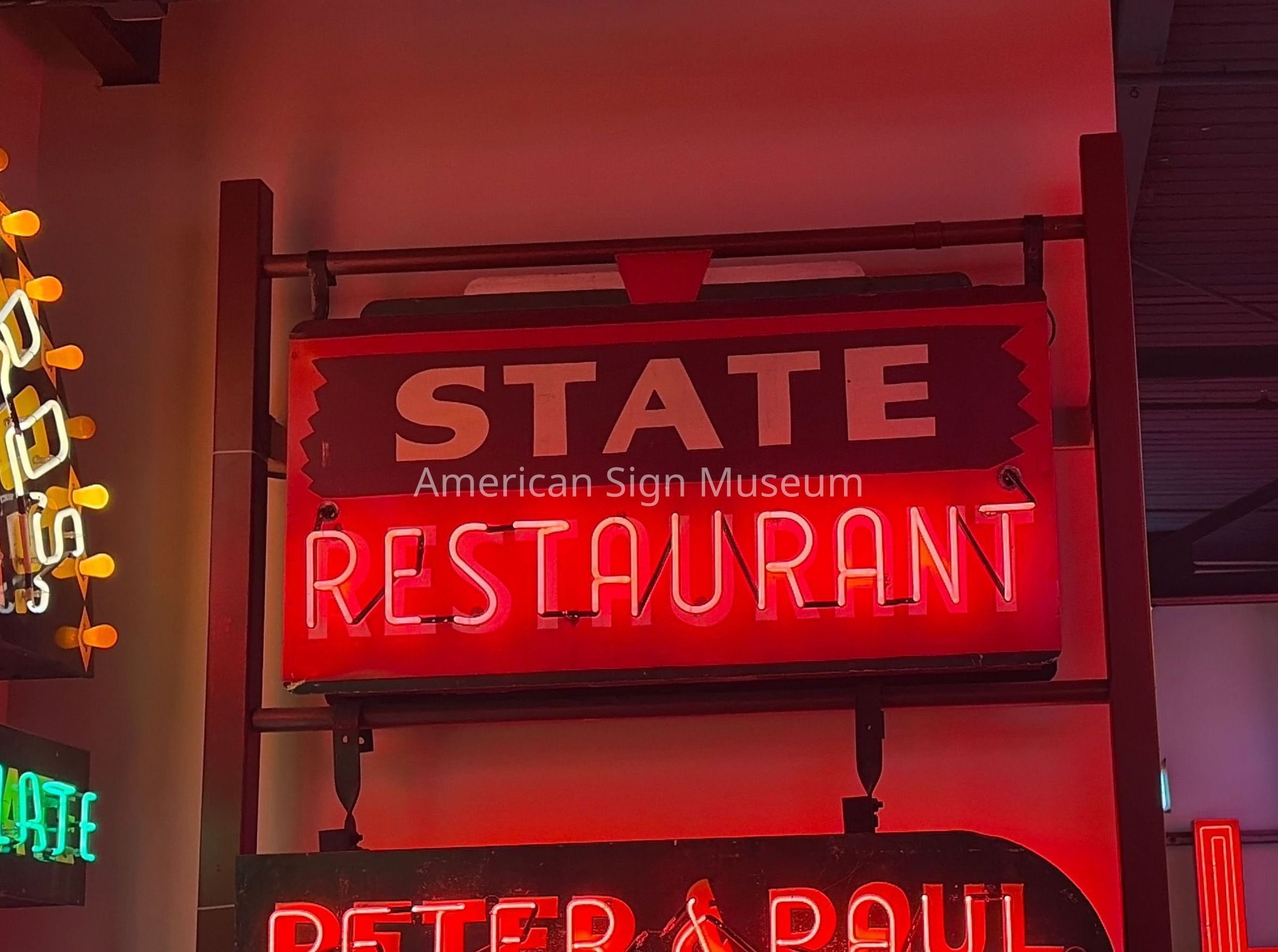 State Restaurant Neon Sign picture number 1