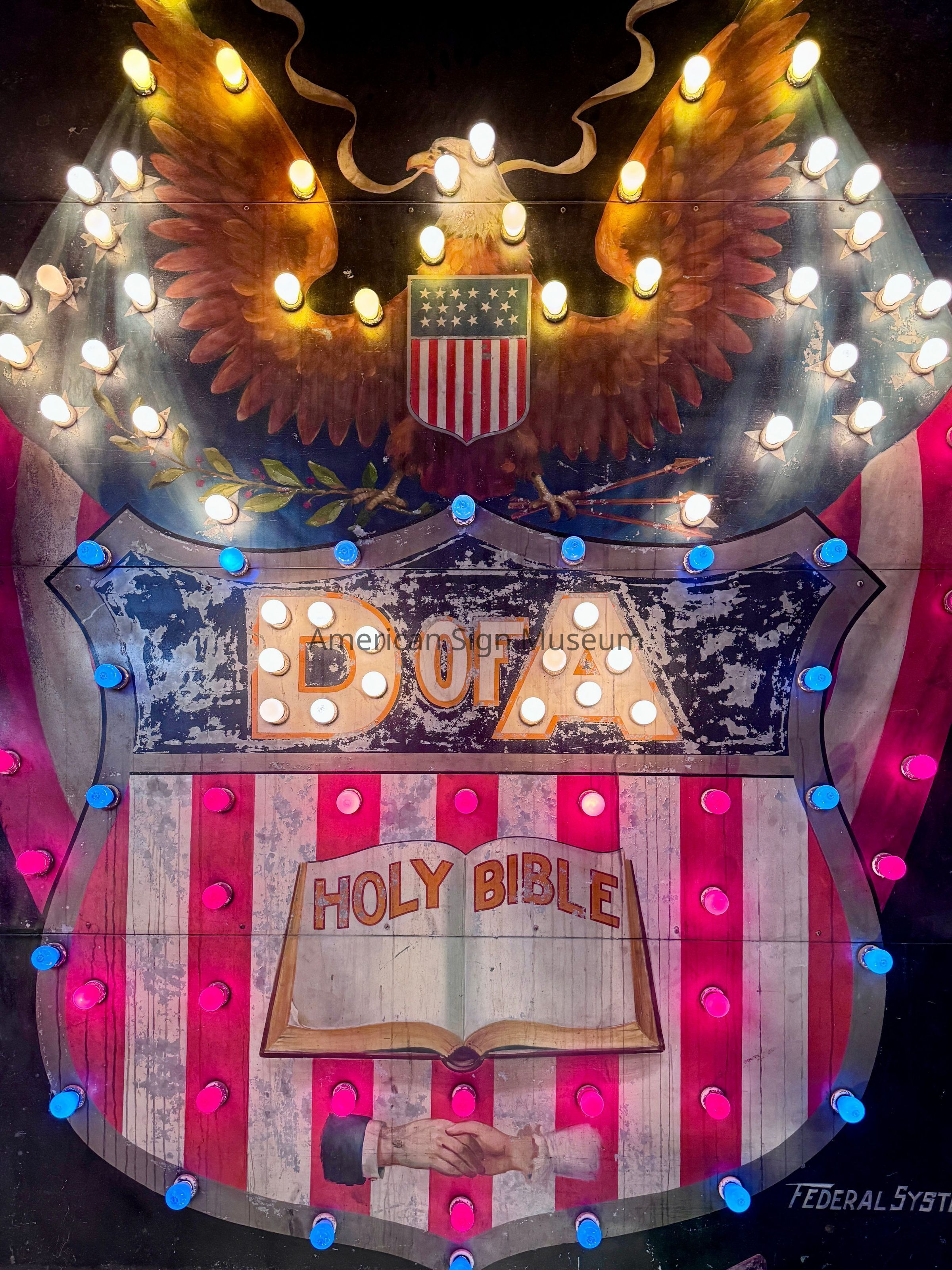 Daughters of America Lightbulb Sign picture number 1