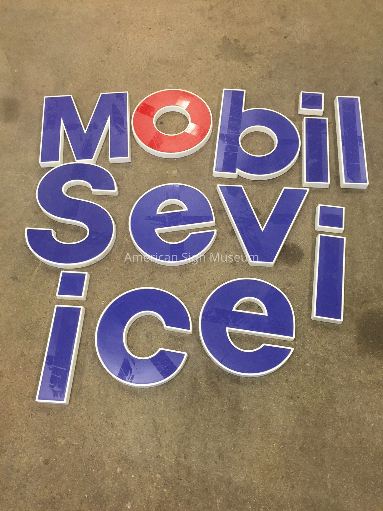 Mobile Service Center Plastic Letters picture number 1
