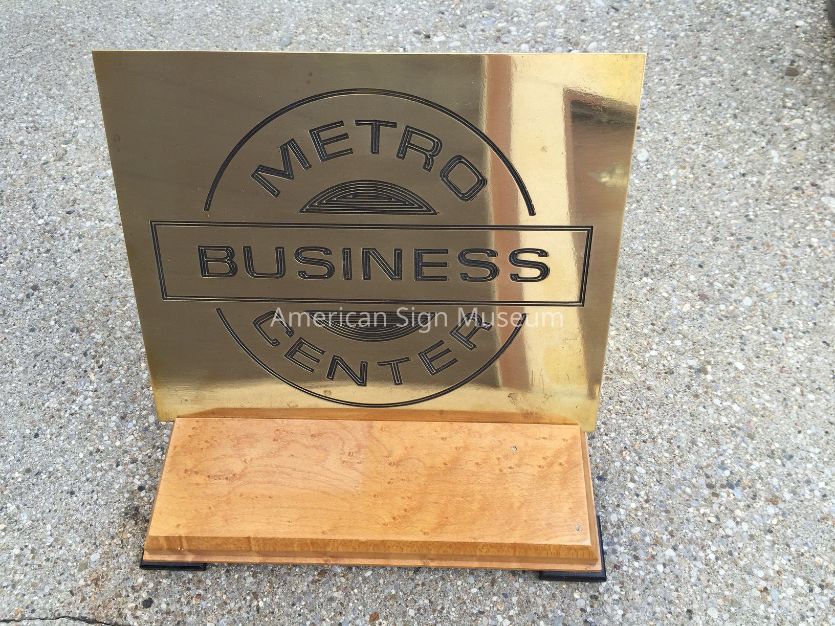 Metro Business Center Routed Brass Sales Sample picture number 1