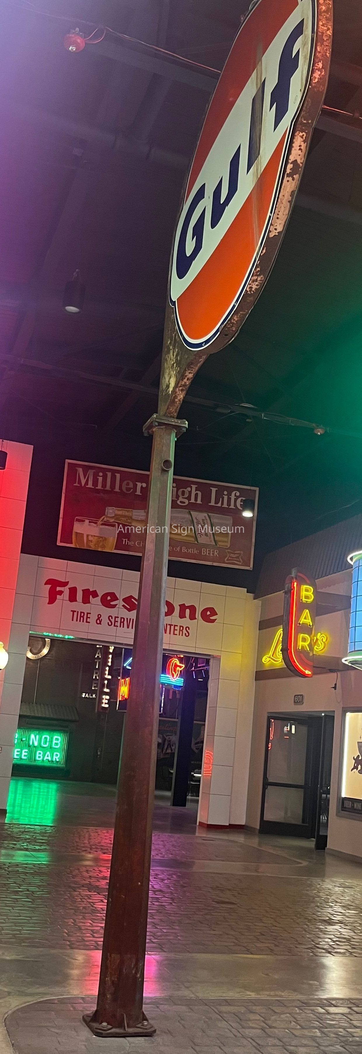Gulf Gas Sign Pole picture number 1