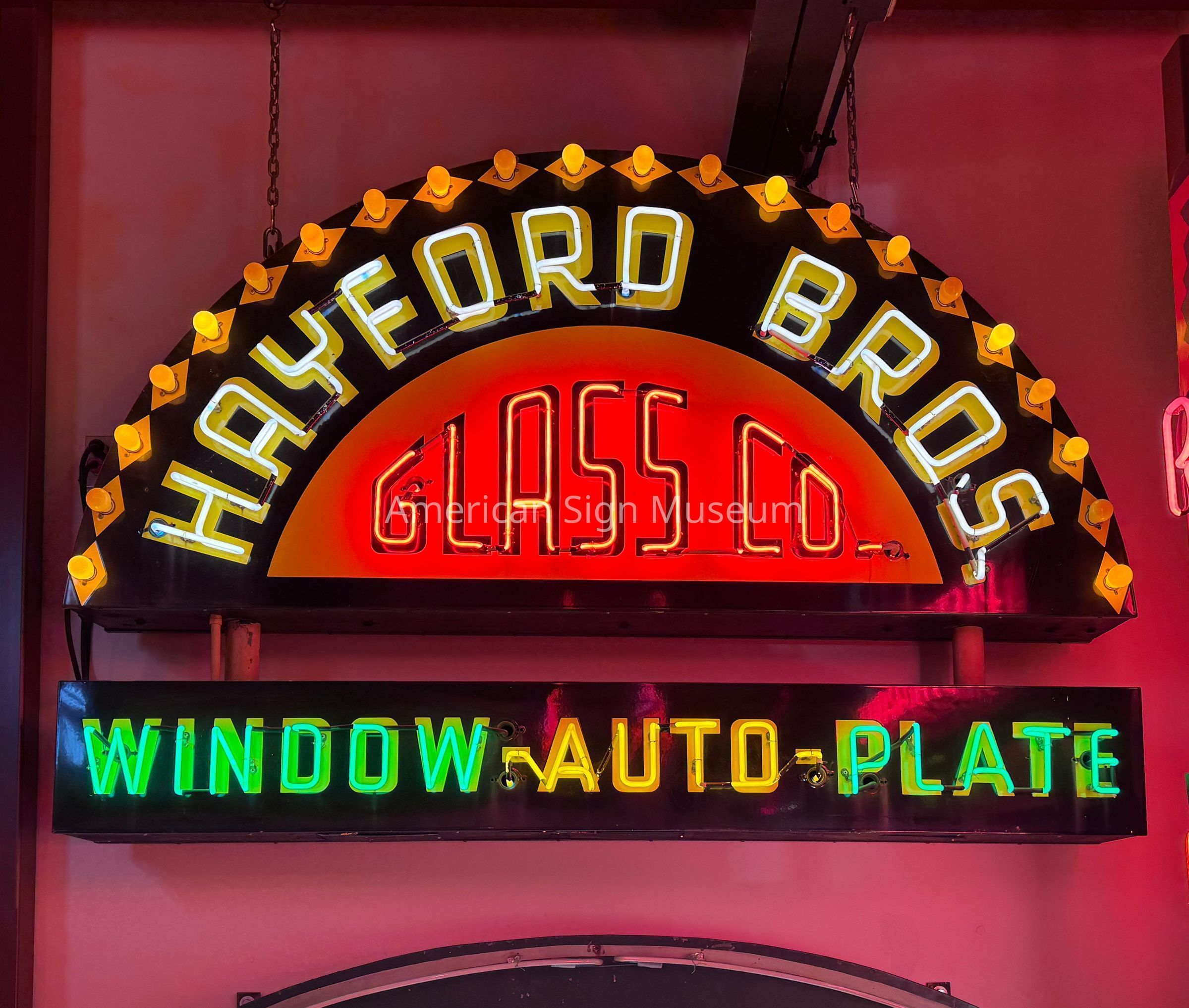 Hayford Bros. Glass Co. Neon & Lightbulb Sign picture number 1