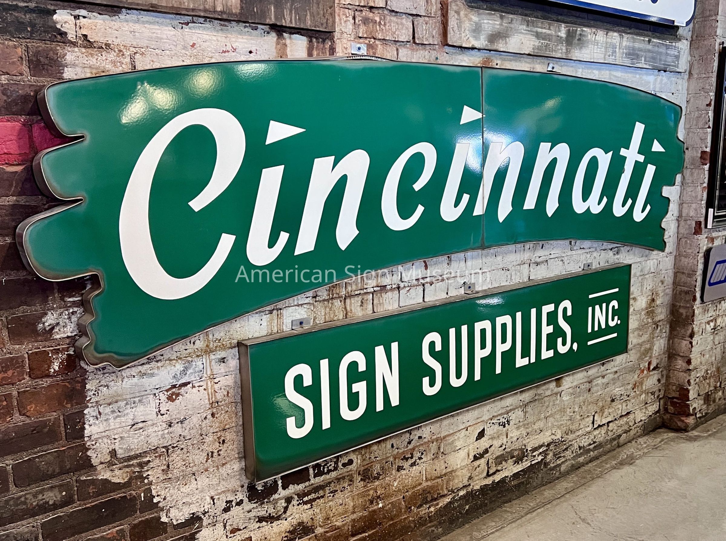 Cincinnati Sign Supplies Porcelain Enamel Sign picture number 1