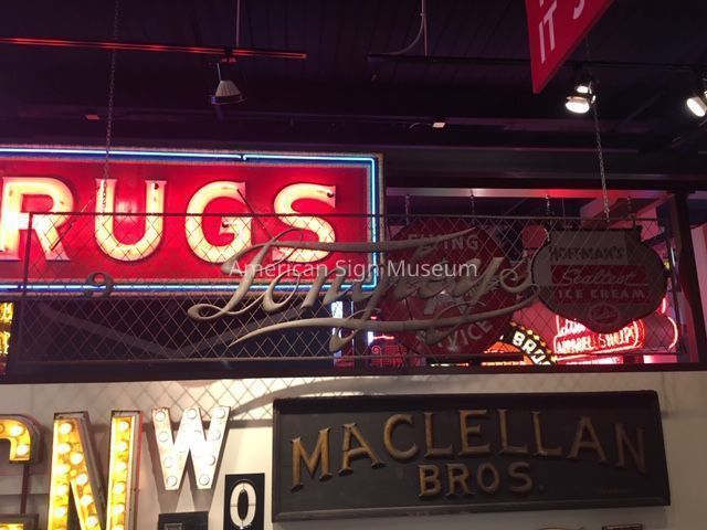 Longley's Wooden Script on Wire Mesh Background Sign picture number 1