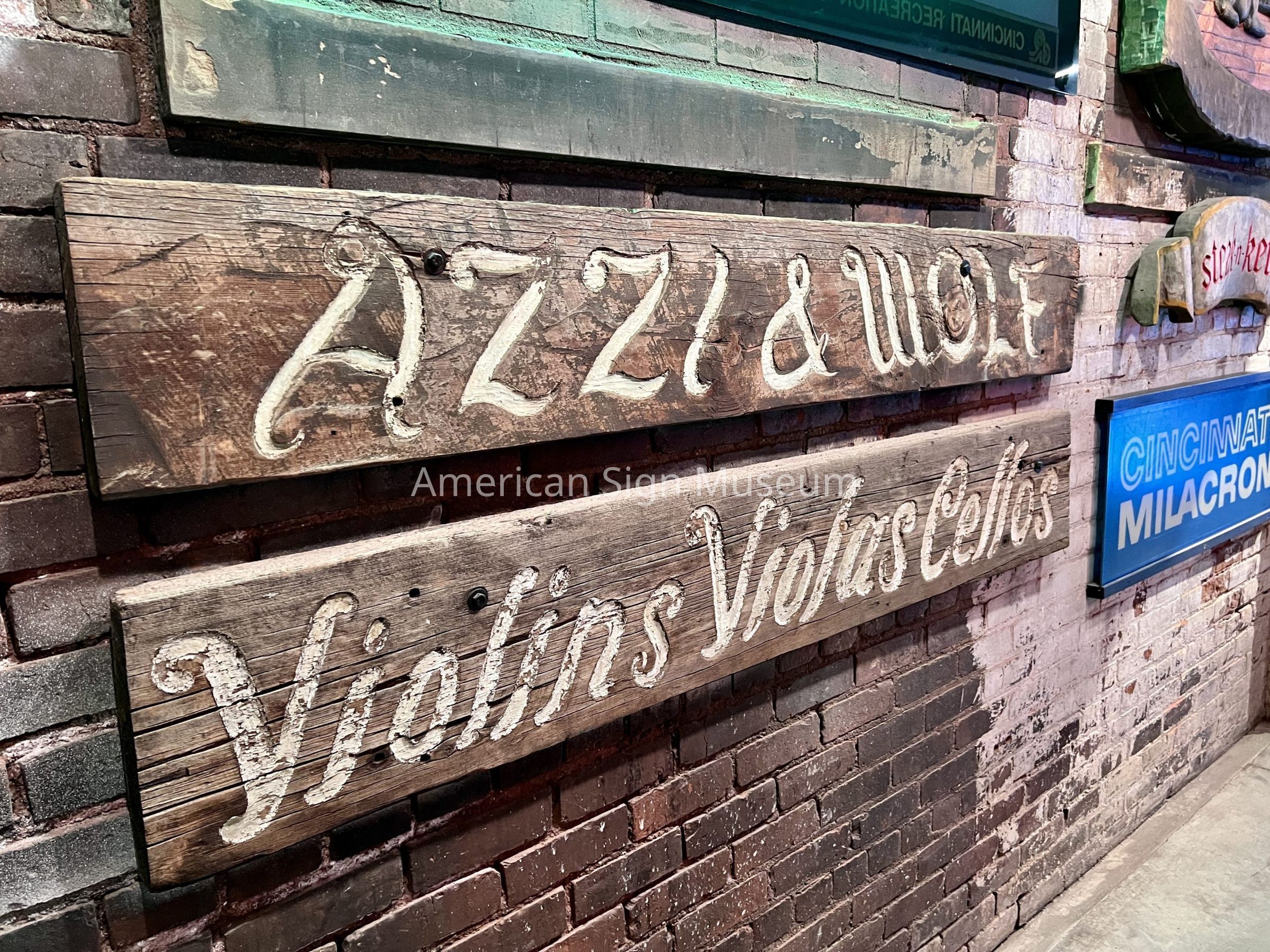 Azzi and Wolf Wooden Sign picture number 1