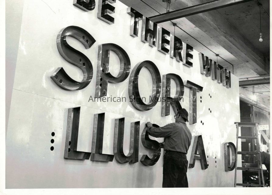Sports Illustrated Sign During Construction - Photograph Set picture number 1