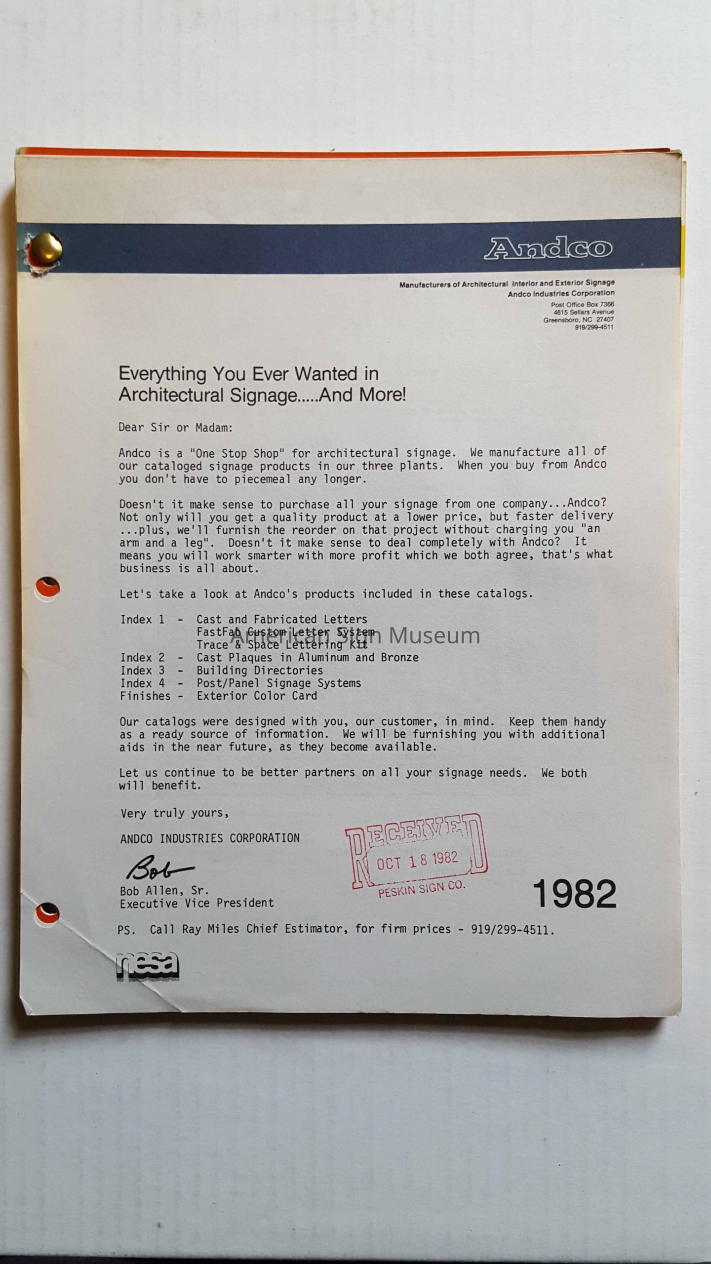 Andco Pricing Catalogue Set picture number 1