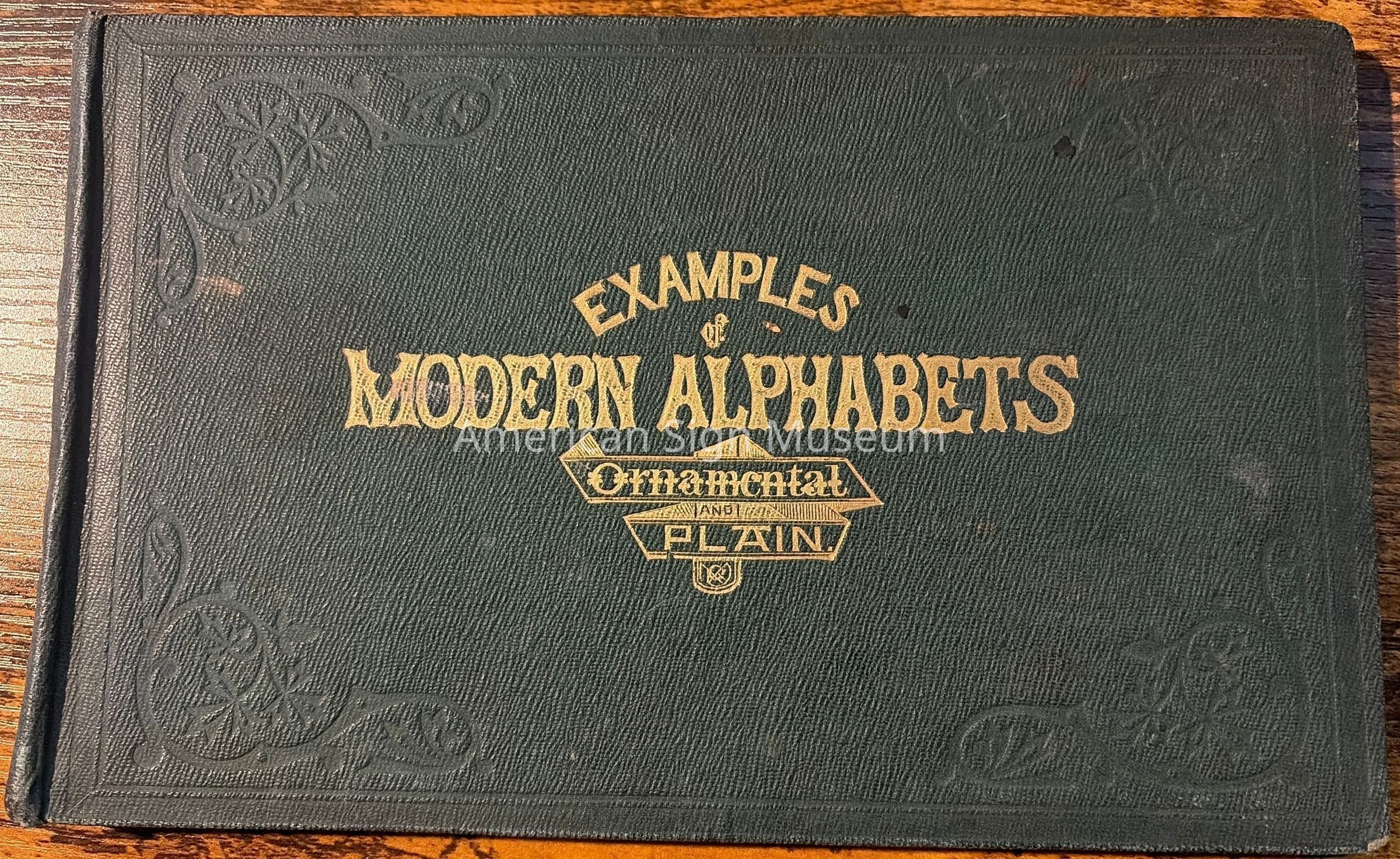Examples of Modern Alphabets Ornamental and Plain picture number 1