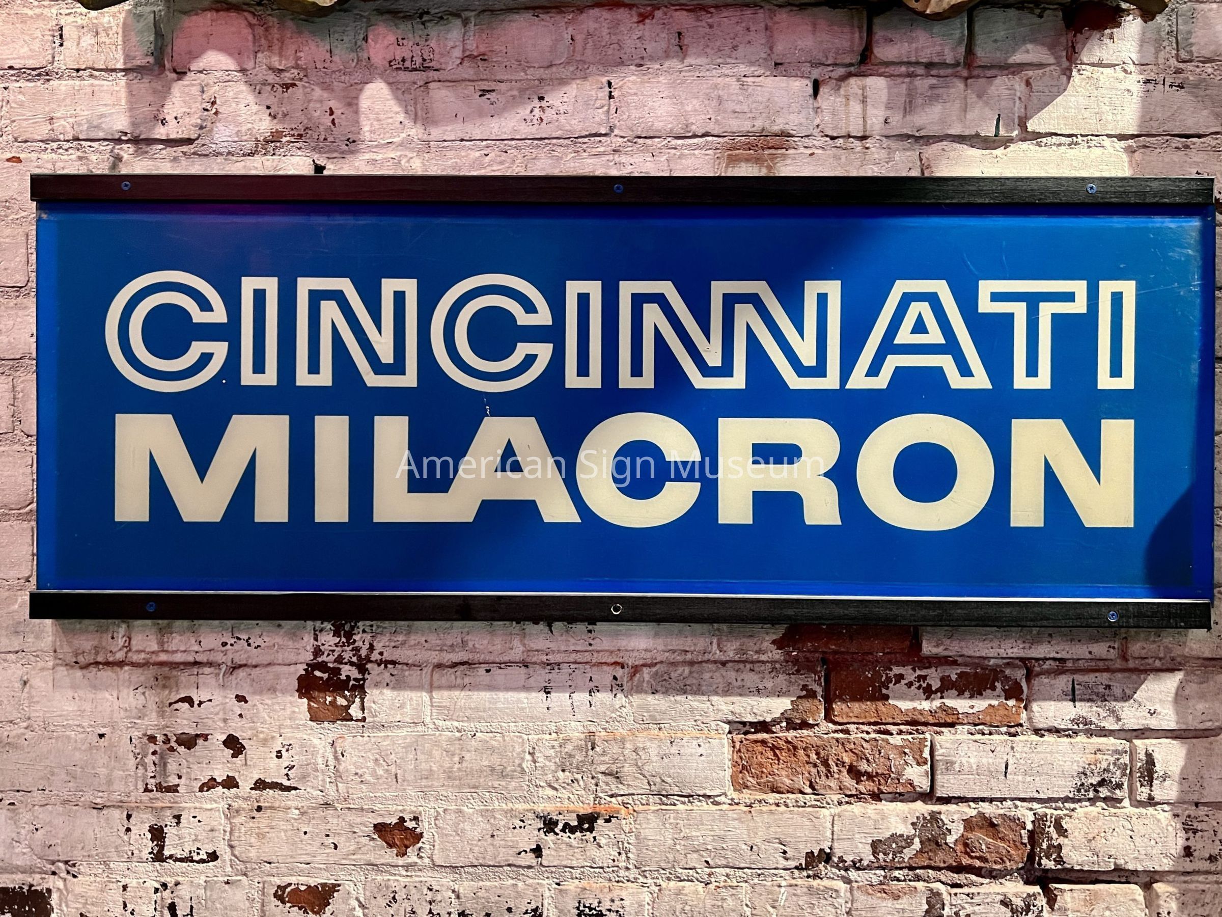 Cincinnati Milacron Plastic Sign picture number 1