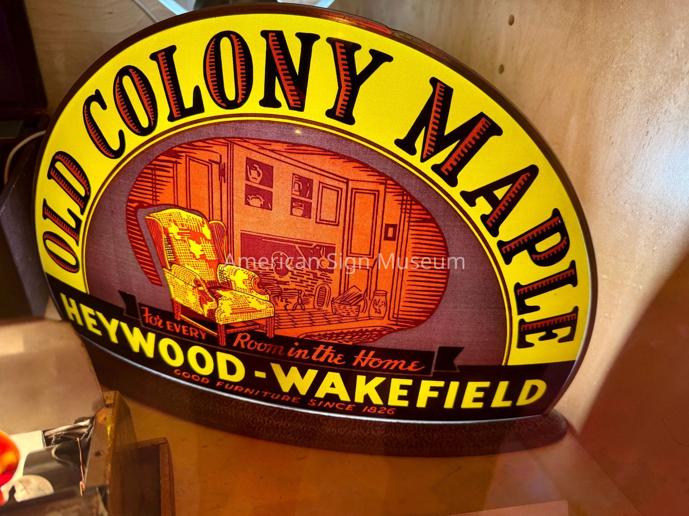 Heywood-Wakefield Gilco Glass Sign picture number 1