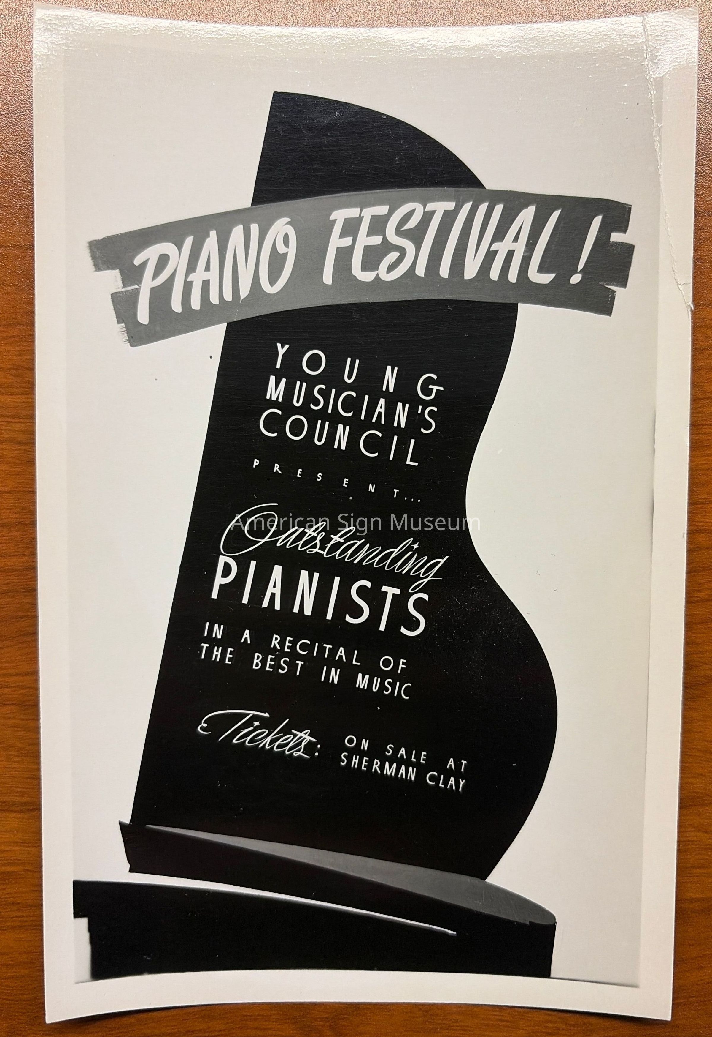 Piano Festival Show Card Photograph picture number 1