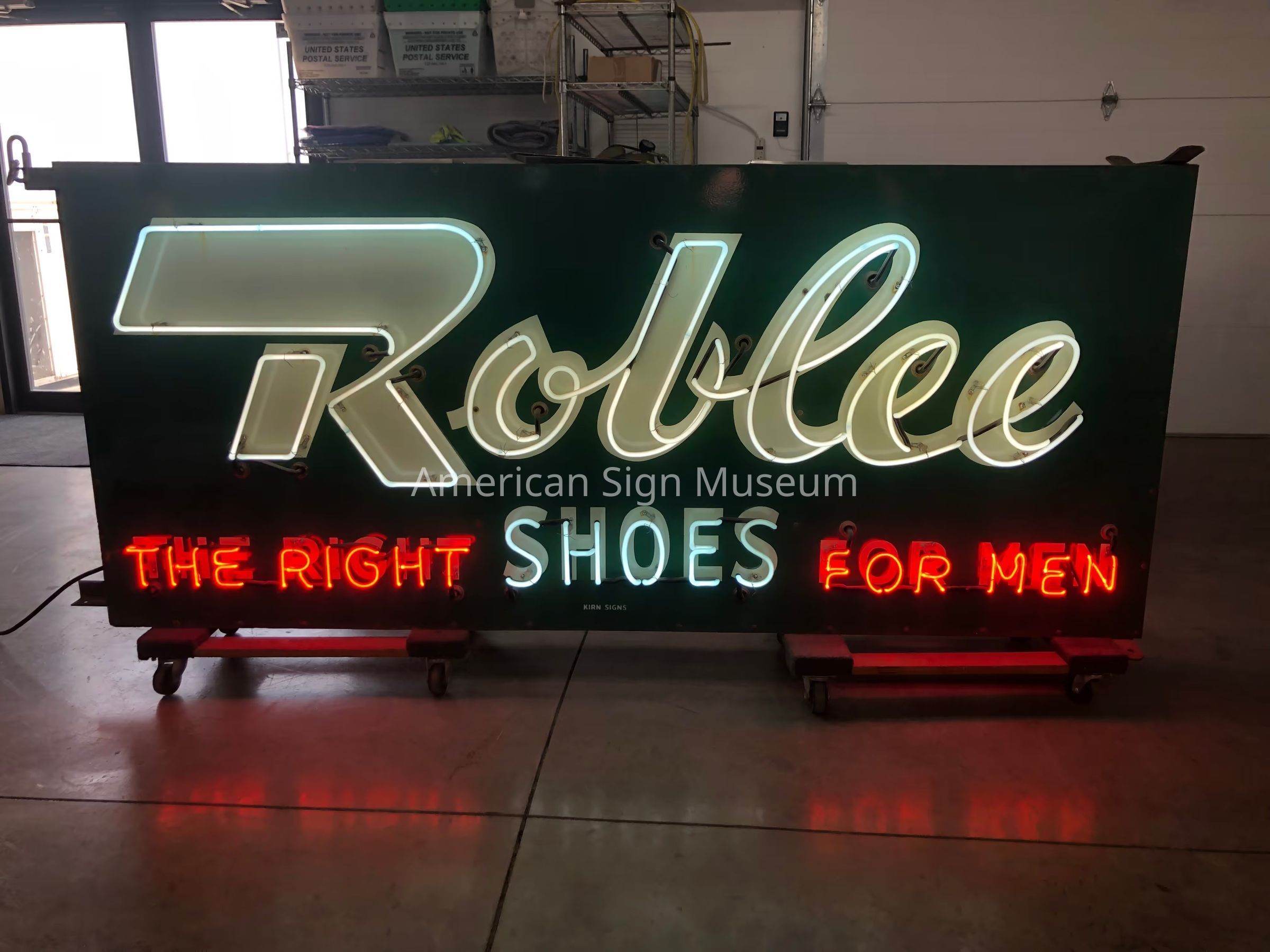 Roblee Shoes Porcelain Enamel & Neon Sign picture number 1