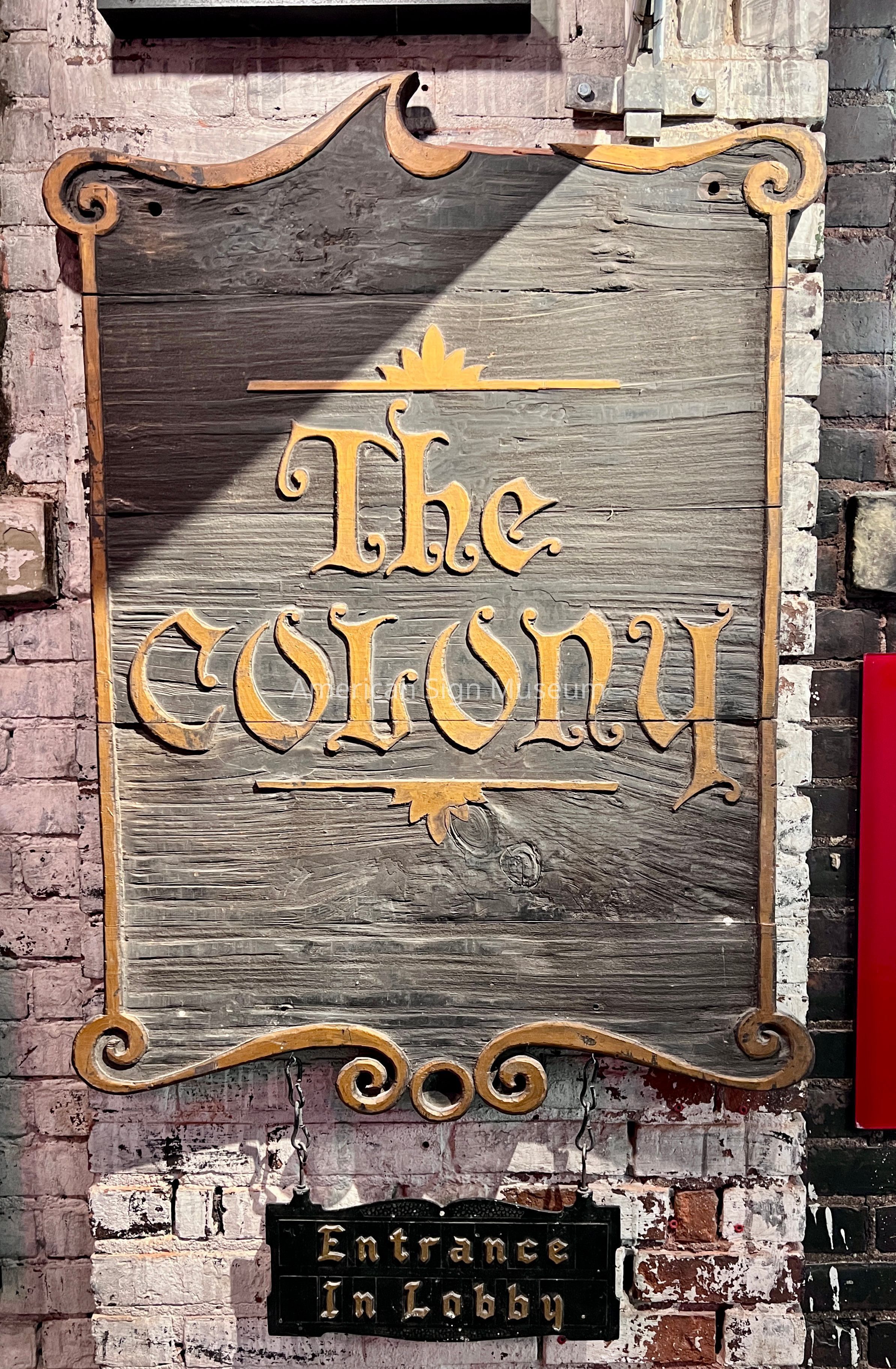 The Colony Wooden Sign picture number 1
