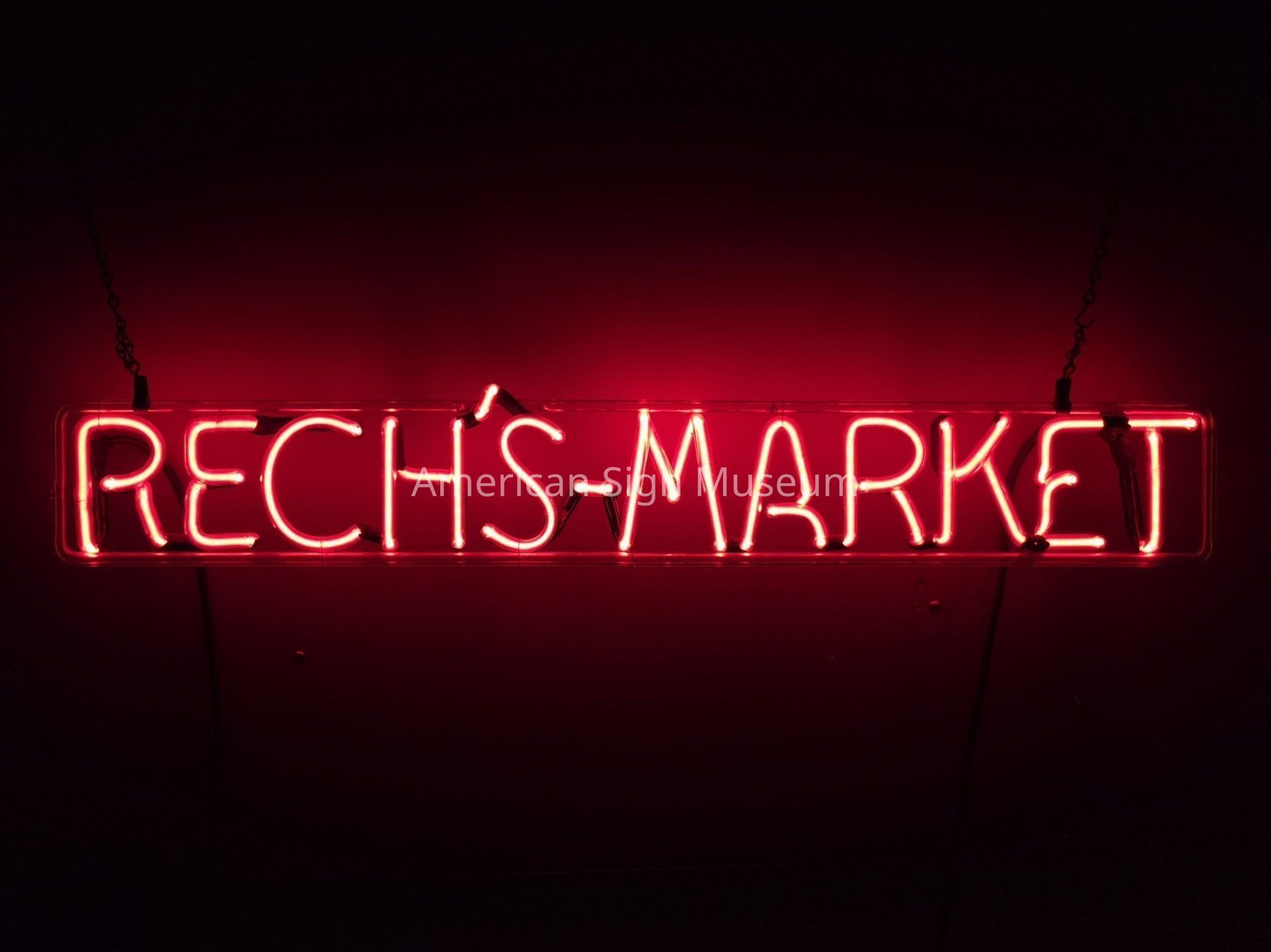 Rech's Market Neon Sign Image